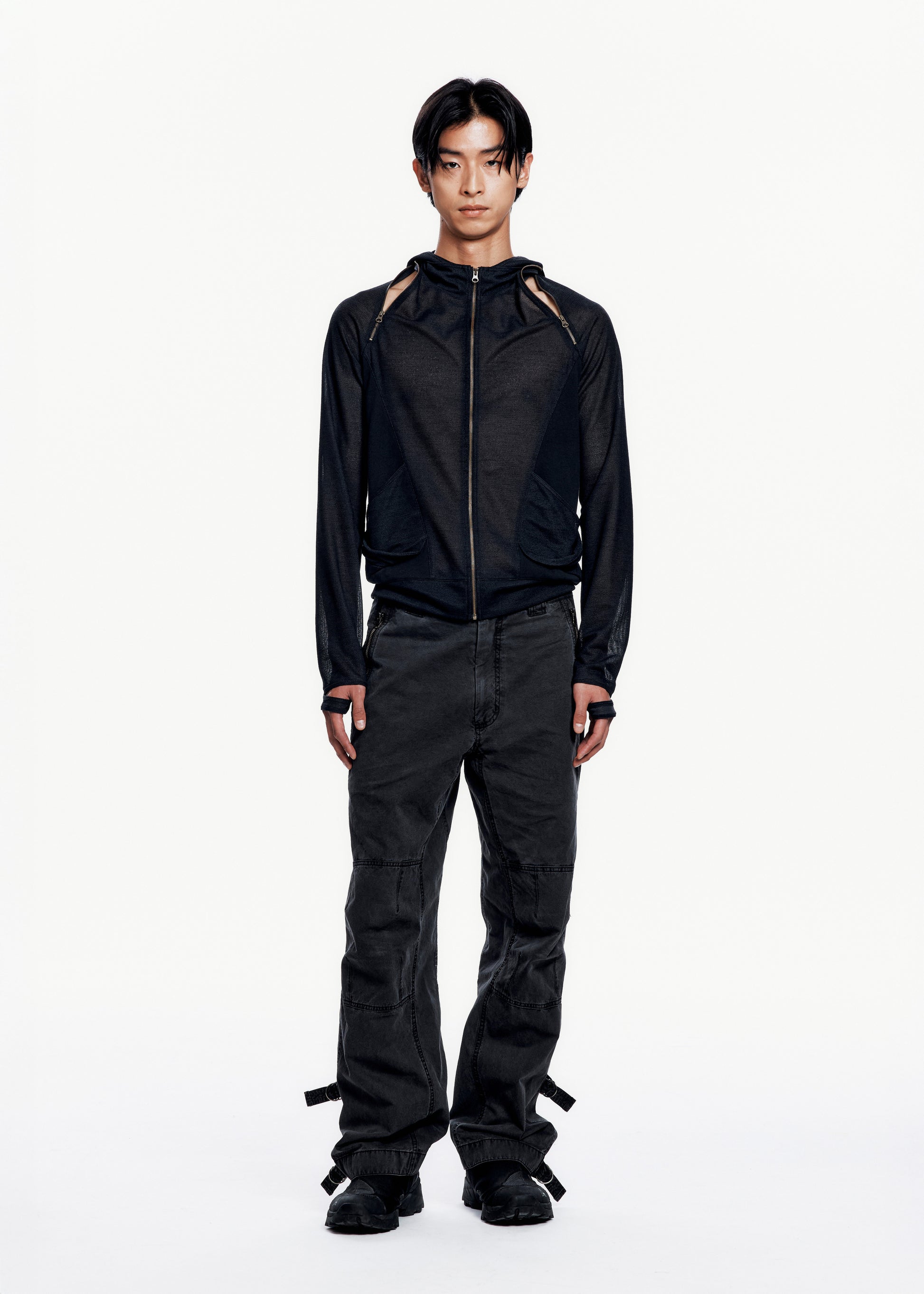 Hyein Seo - Washed Rider Pants (Midnight) product image 2 | TRAB K-Fashion Australia