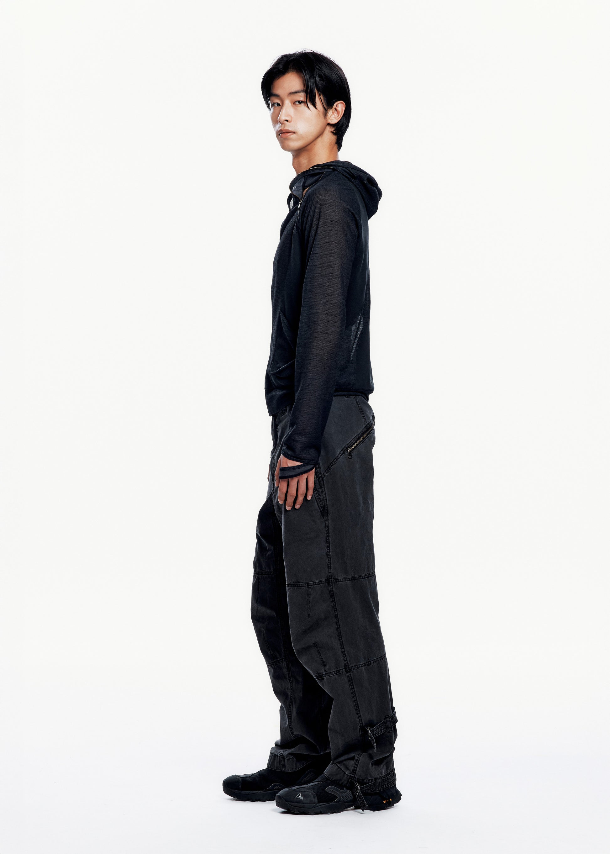 Hyein Seo - Washed Rider Pants (Midnight) product image 4 | TRAB K-Fashion Australia