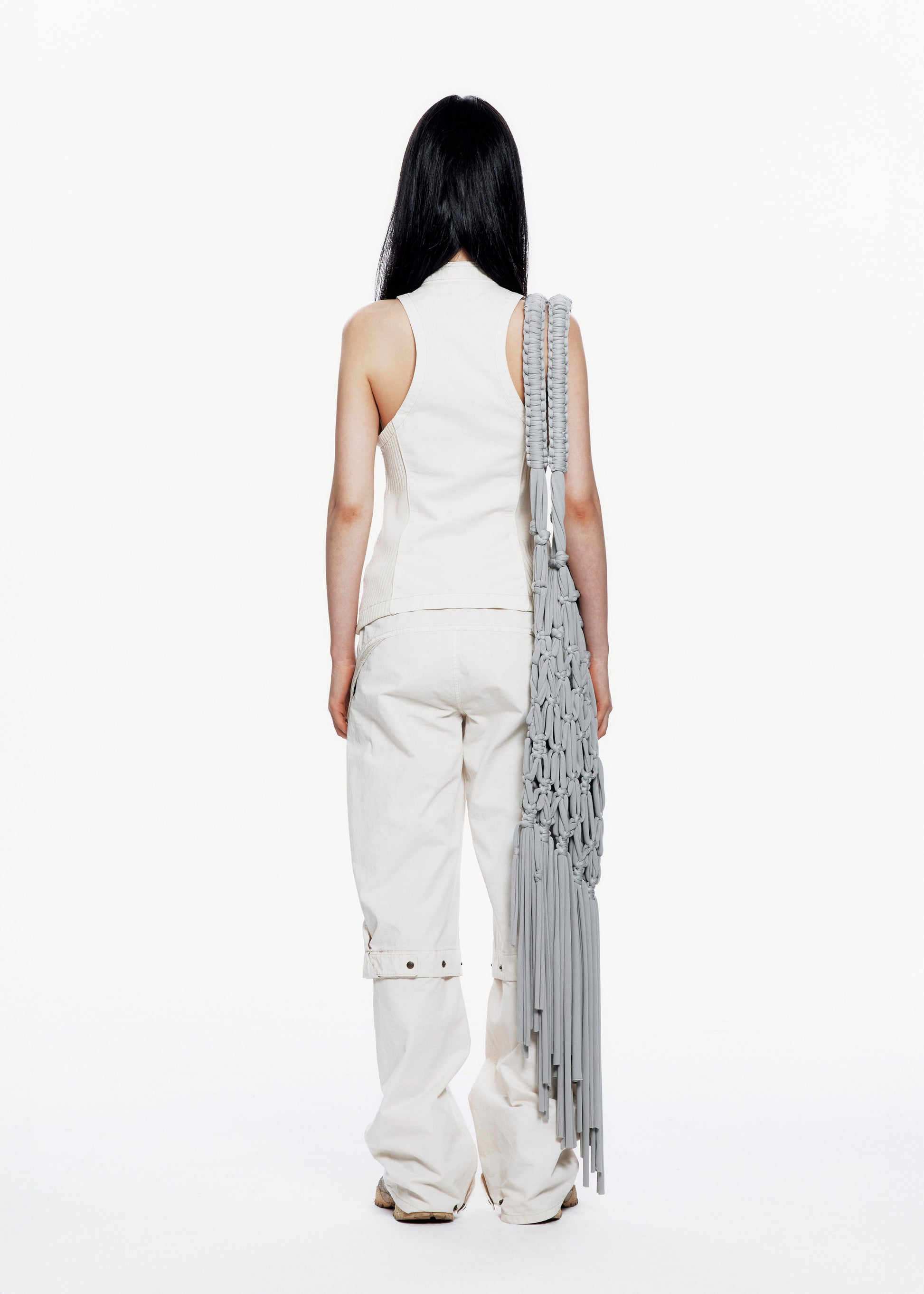 Hyein Seo - Double Layer Moto Jacket (Ivory) product image 8 | TRAB K-Fashion Australia