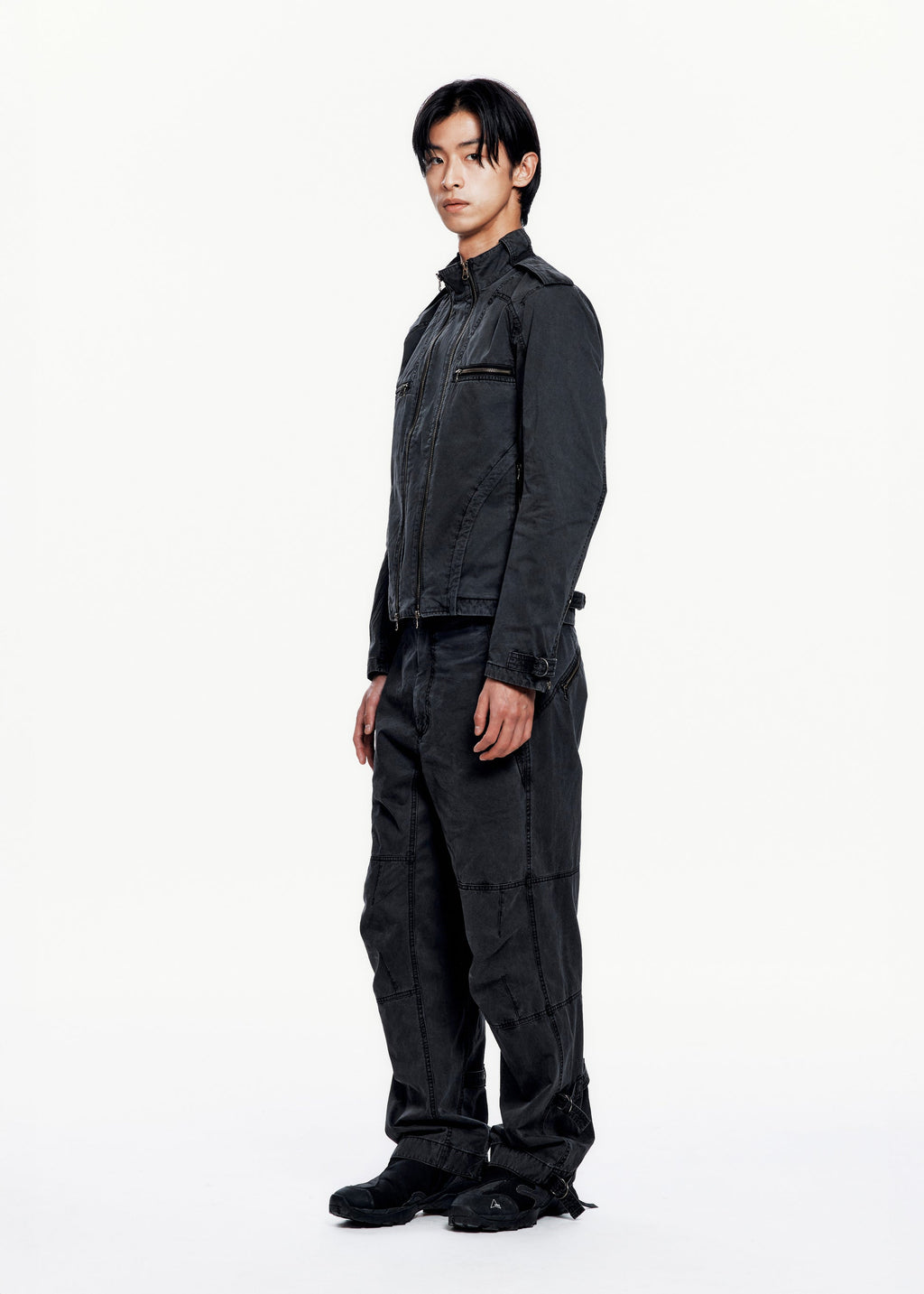 Hyein Seo - Washed Rider Jacket (Midnight) product image 3 | TRAB K-Fashion Australia