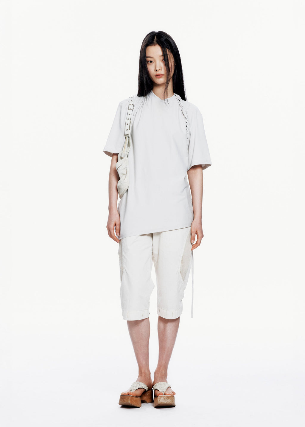 Hyein Seo - Convertible Pants (Ivory) product image 8 | TRAB K-Fashion Australia
