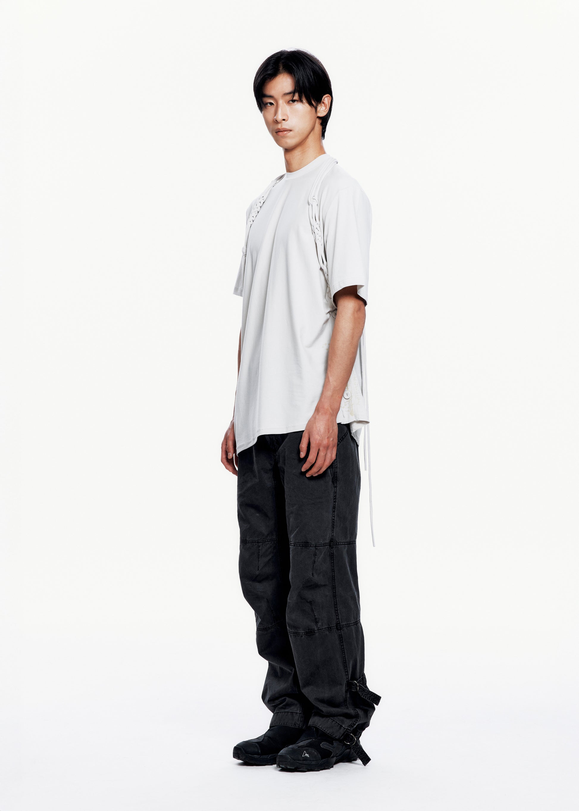 Hyein Seo - Macrame Backstrap Top (Mist Grey) product image 10 | TRAB K-Fashion Australia