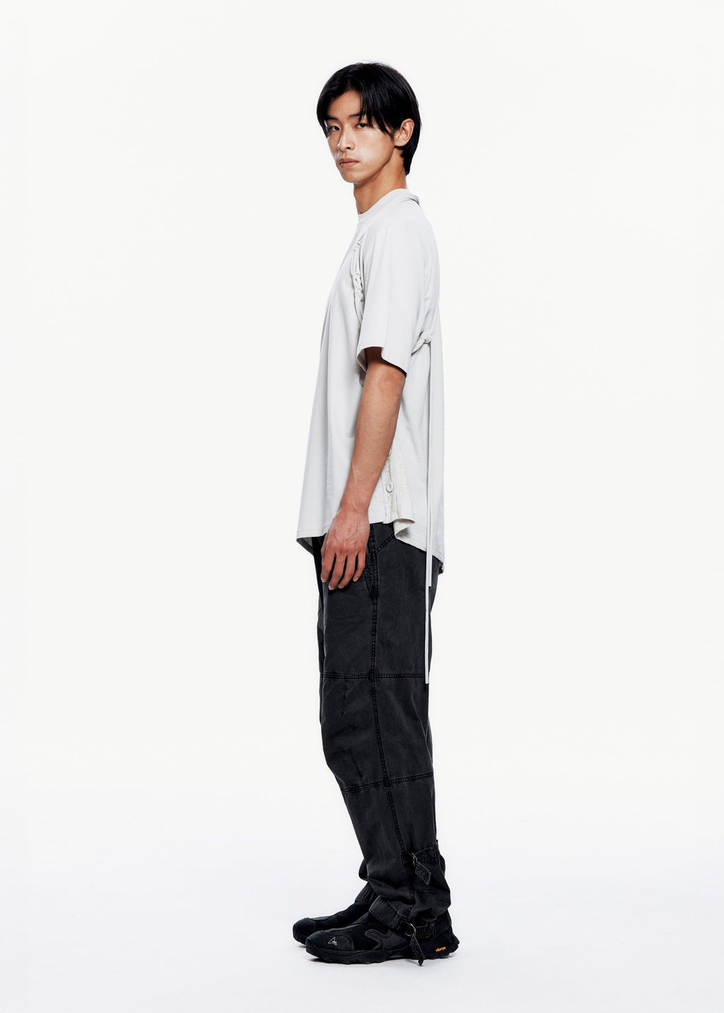 Hyein Seo - Macrame Backstrap Top (Mist Grey) product image 11 | TRAB K-Fashion Australia