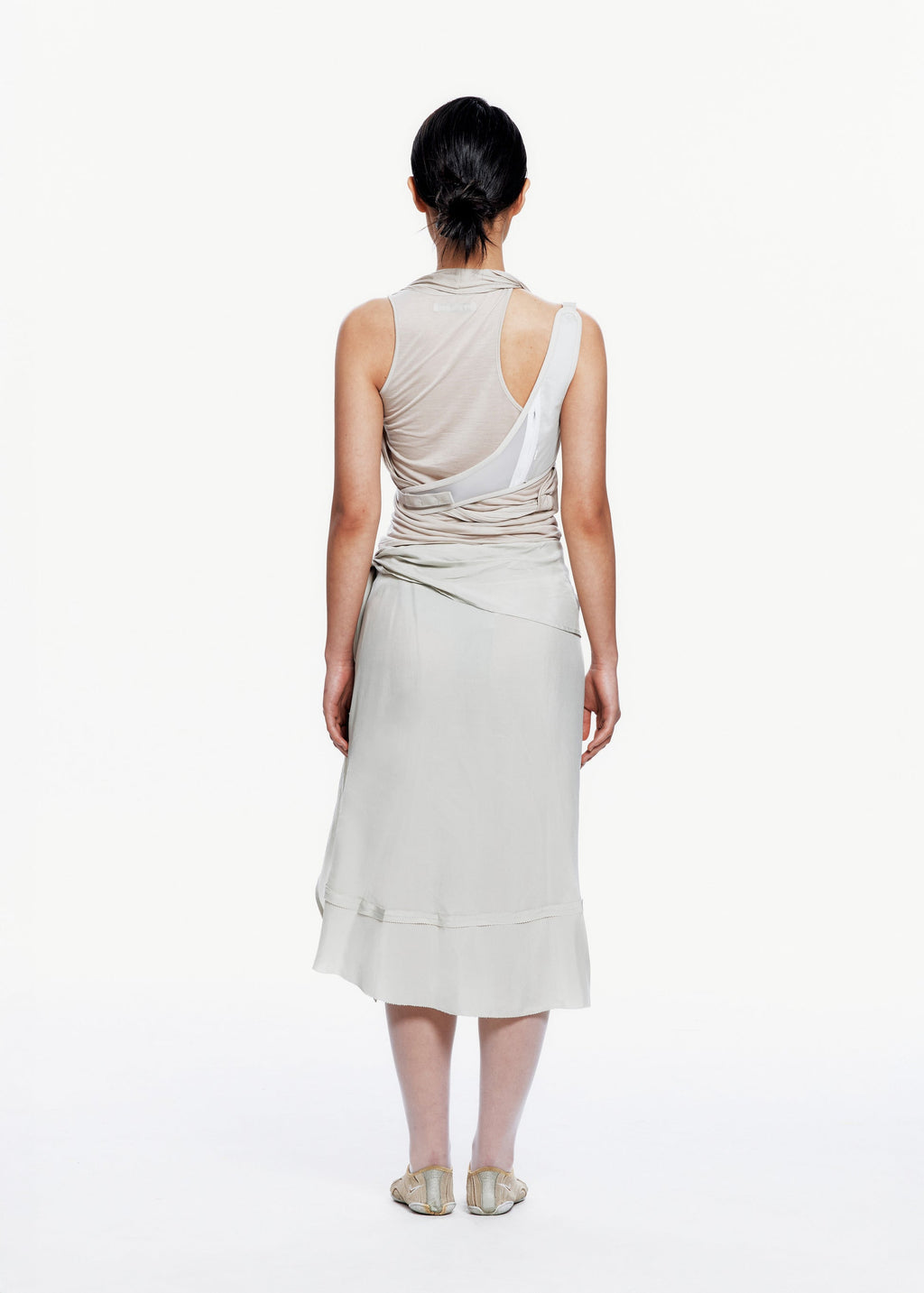 Hyein Seo - Draped Skirt (Mist Grey) product image 5 | TRAB K-Fashion Australia