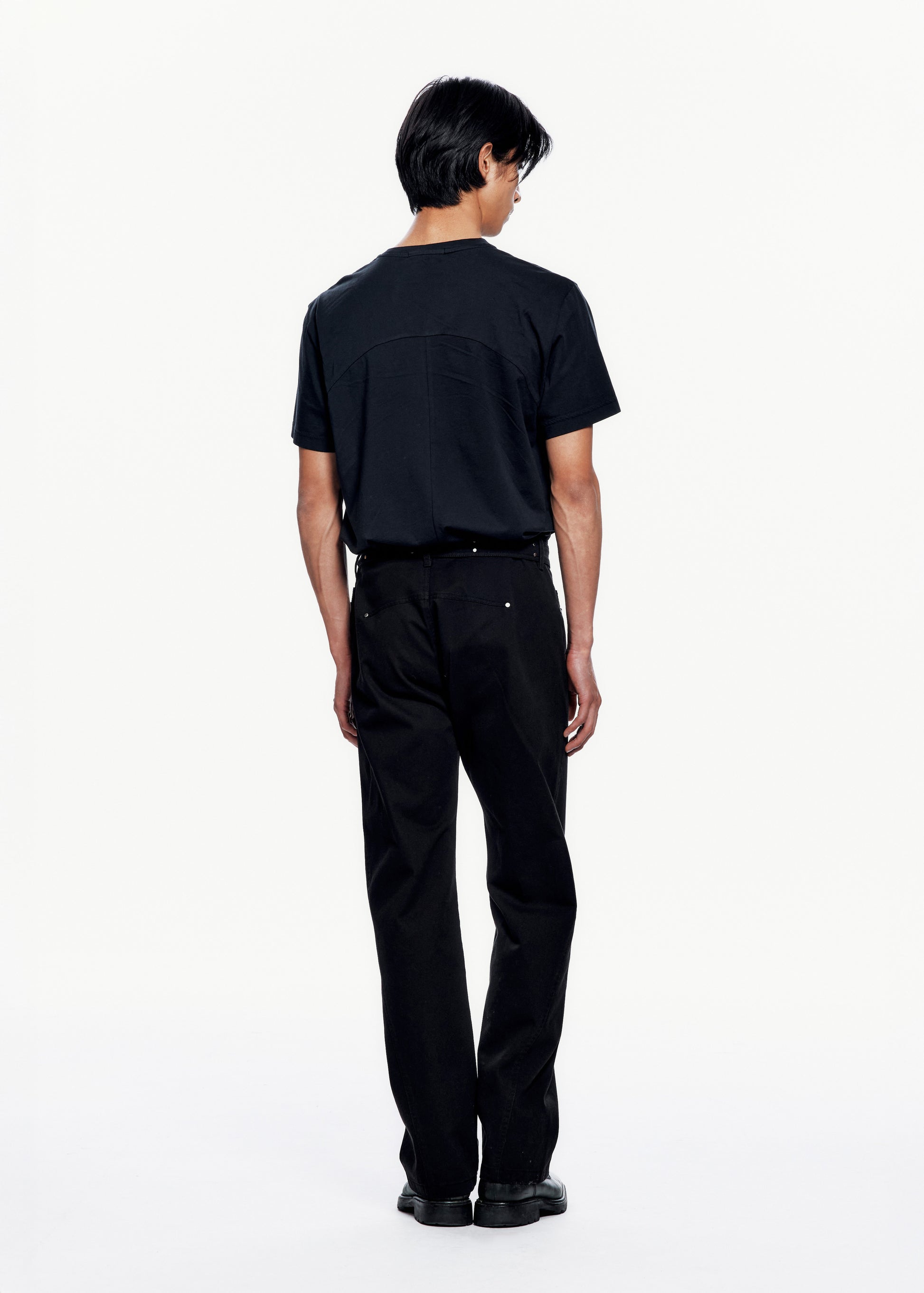 Hyein Seo - Basic T-shirt w/ Graphic Scarf (Black) product image 6 | TRAB K-Fashion Australia