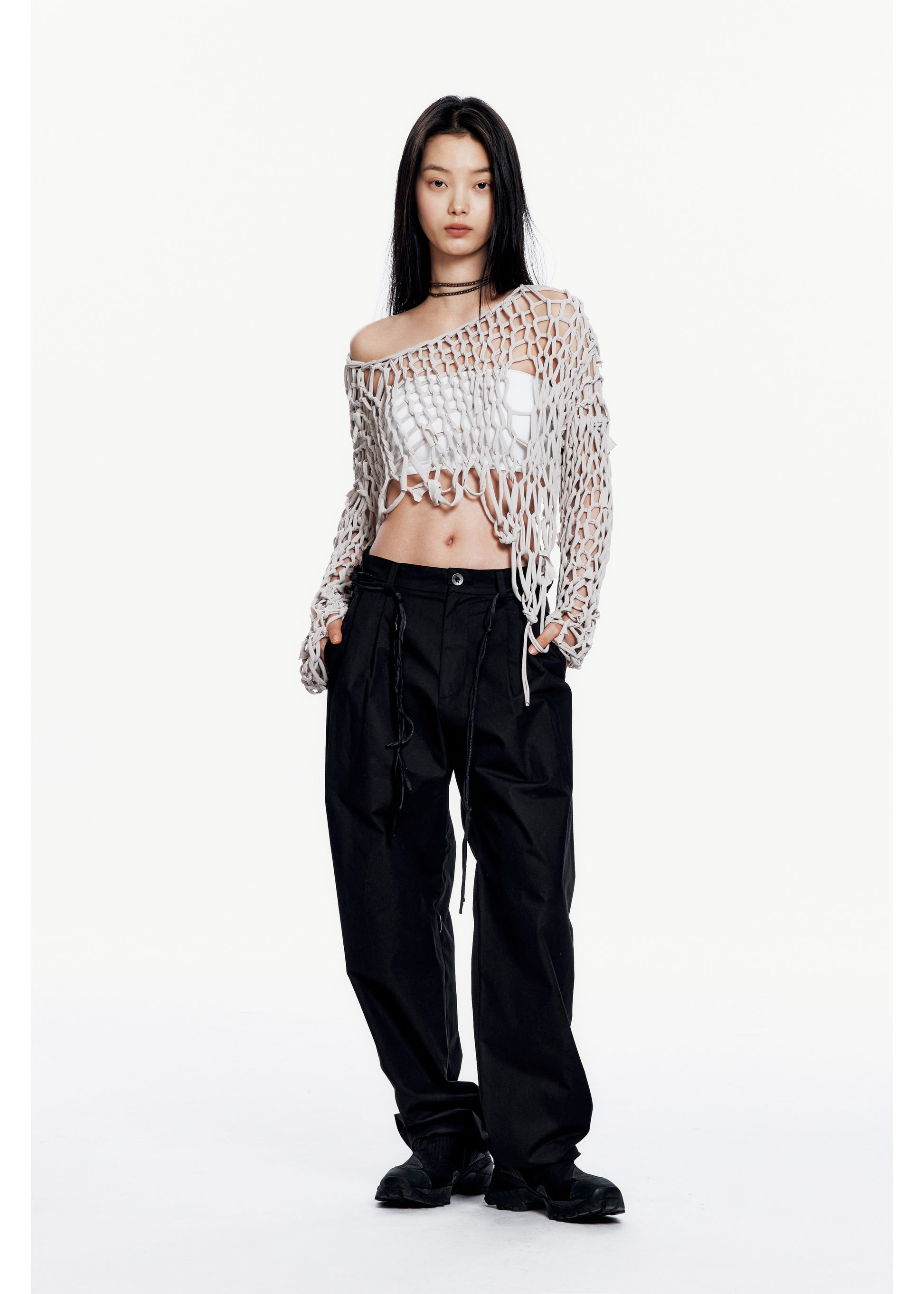 Hyein Seo - Macrame Top (Beige) product image 2 | TRAB K-Fashion Australia