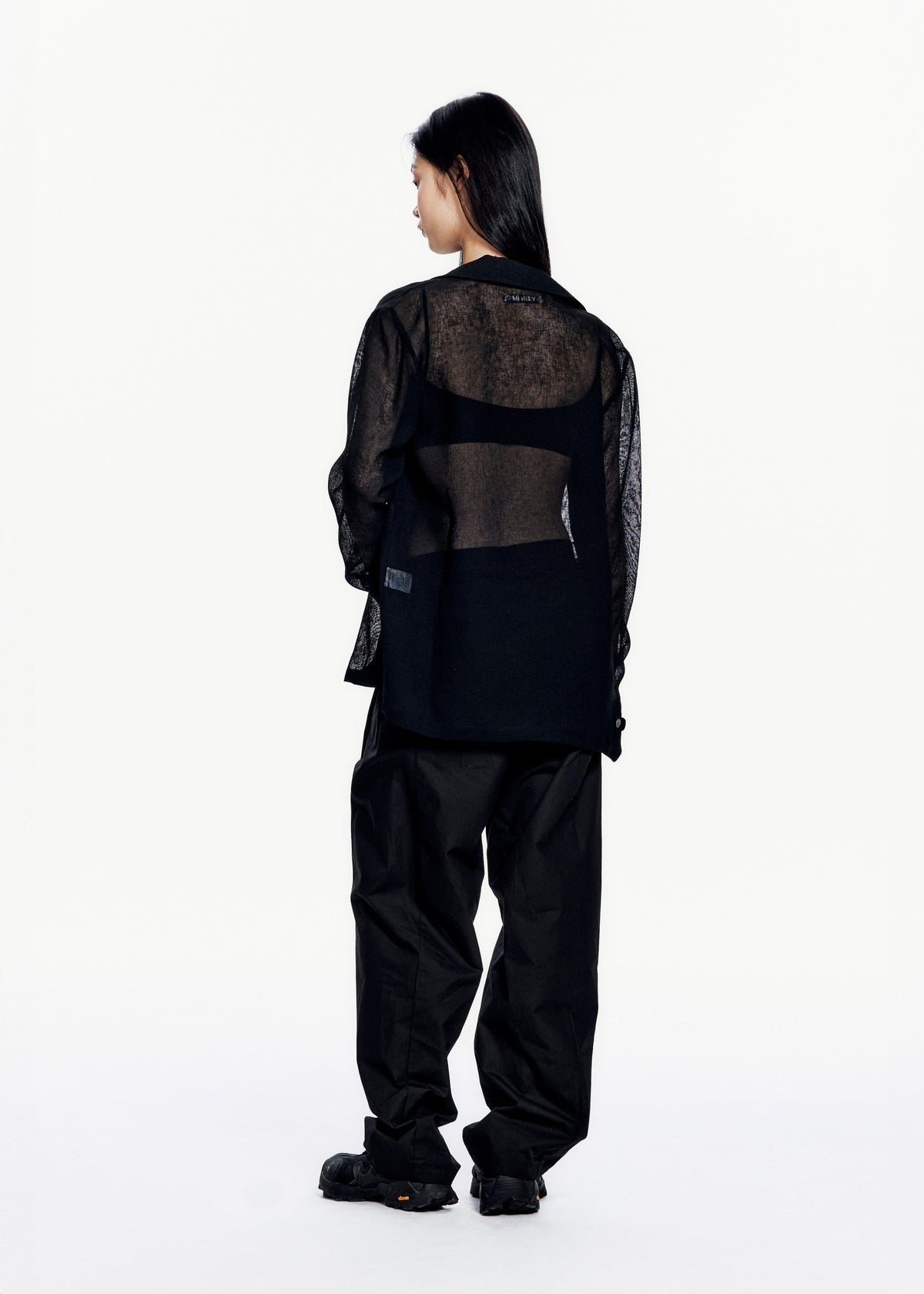 Hyein Seo - Silver Button Shirt (Black) product image 12 | TRAB K-Fashion Australia