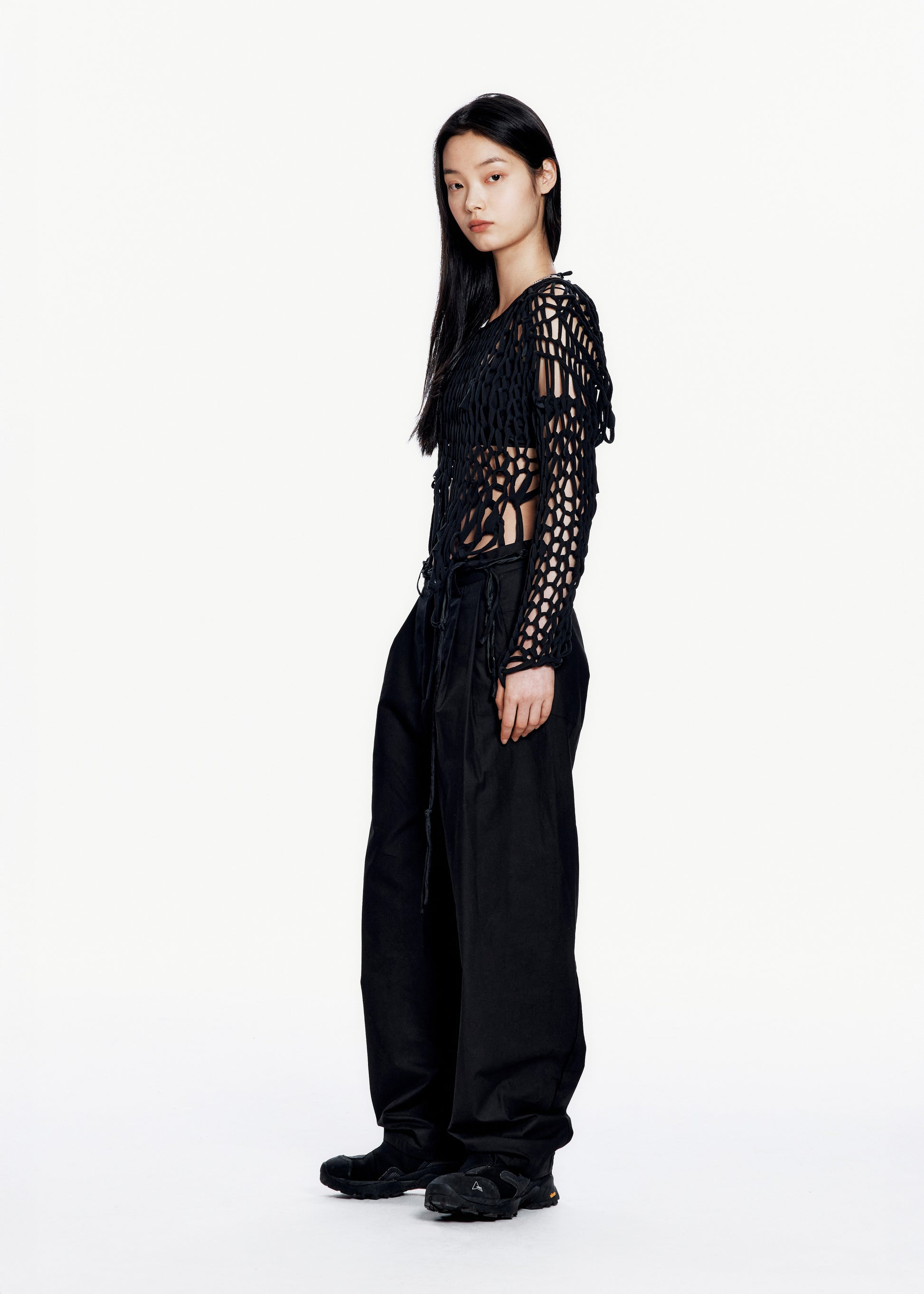 Hyein Seo - Macrame Top (Black) product image 2 | TRAB K-Fashion Australia
