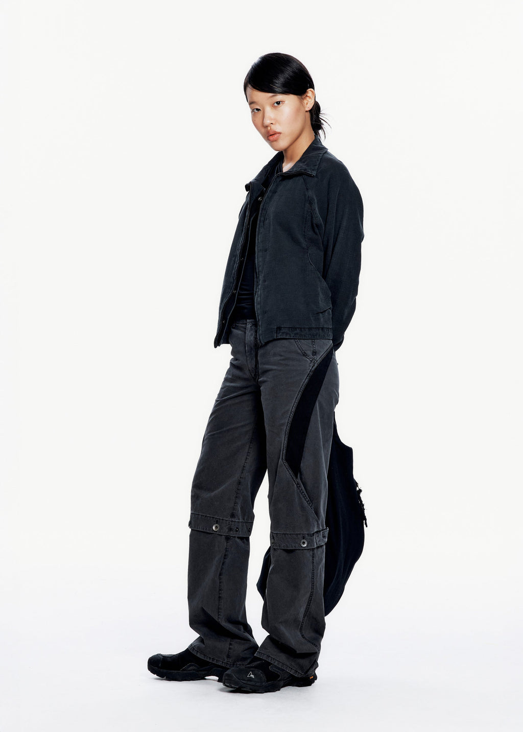 Hyein Seo - Trim Zip-up (Dark Grey) product image 5 | TRAB K-Fashion Australia