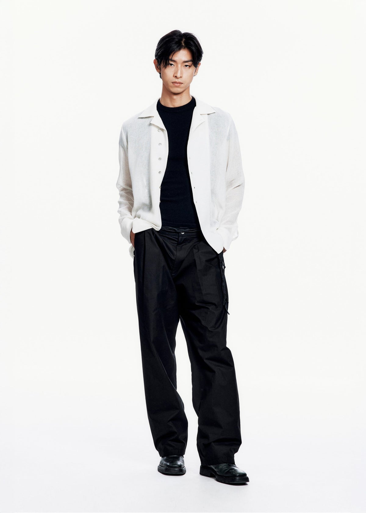 Hyein Seo - Silver Button Shirt (Ivory) product image 10 | TRAB K-Fashion Australia