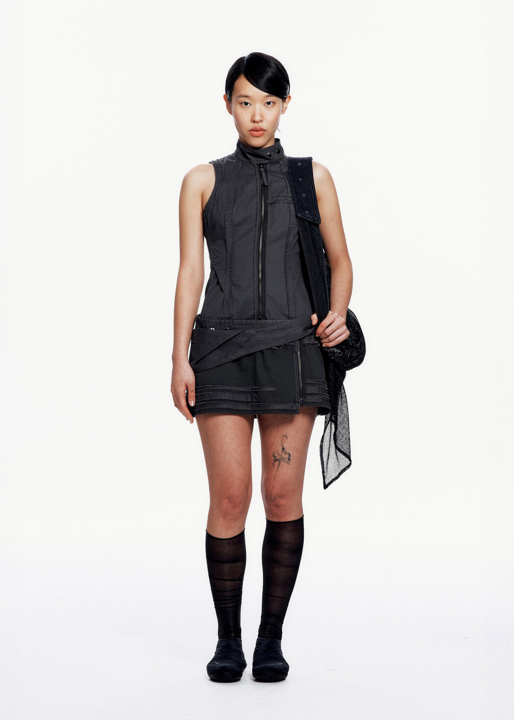 Hyein Seo - Folded Scarf Bag (Midnight) product image 8 | TRAB K-Fashion Australia