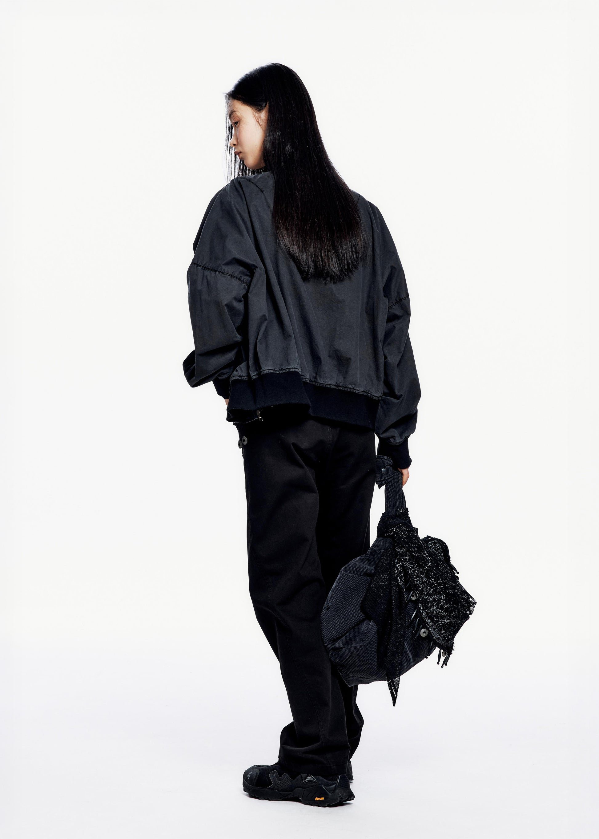 Hyein Seo - Cotton Bomber (Midnight) product image 3 | TRAB K-Fashion Australia