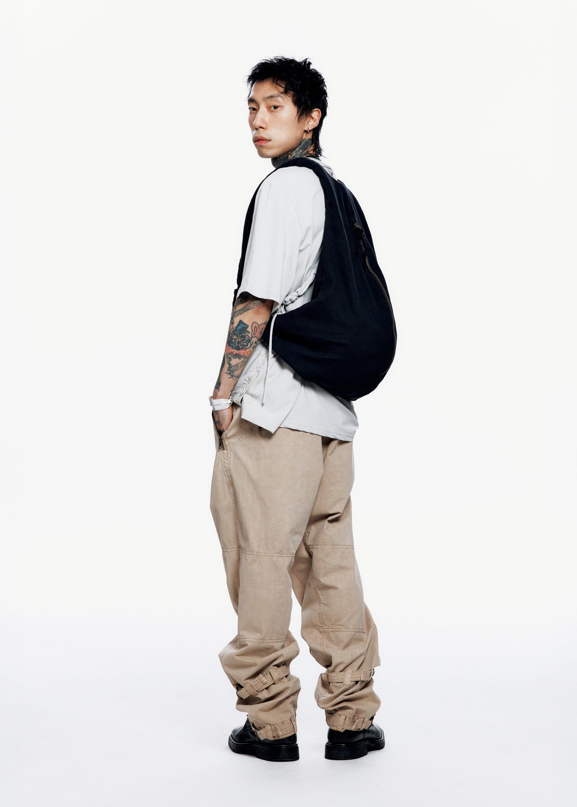 Hyein Seo - Knotted Backpack (Black) product image 2 | TRAB K-Fashion Australia