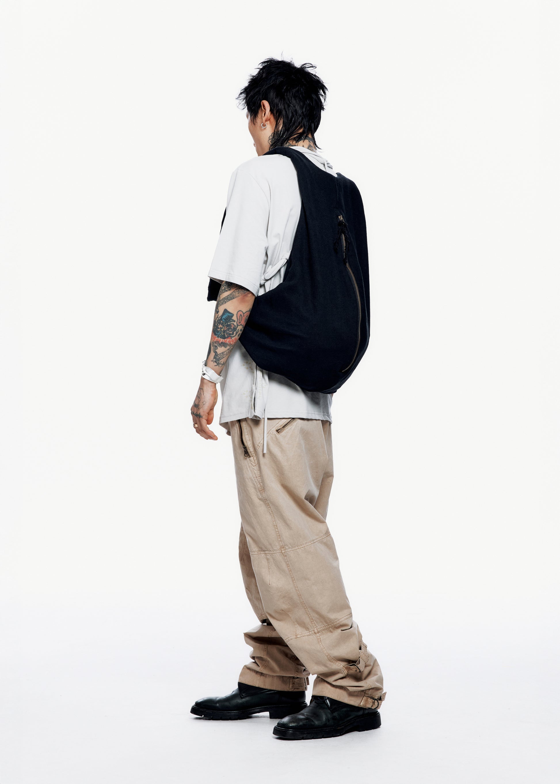 Hyein Seo - Knotted Backpack (Black) product image 1 | TRAB K-Fashion Australia
