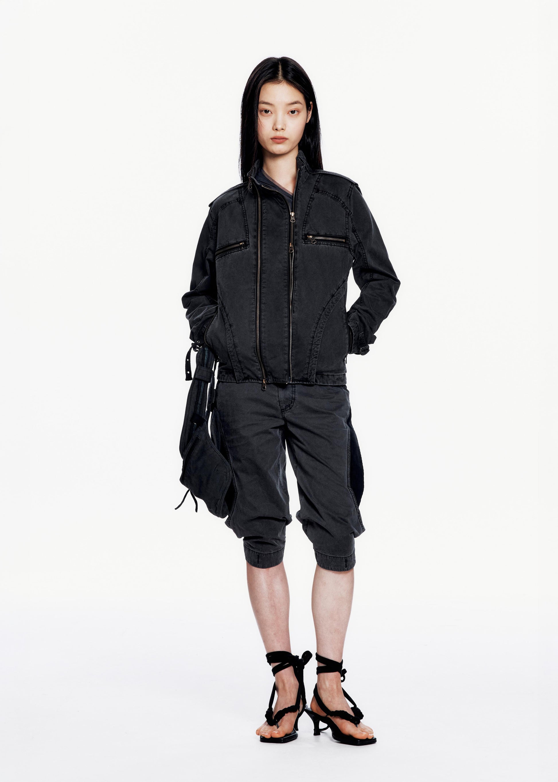 Hyein Seo - Convertible Pants (Midnight) product image 2 | TRAB K-Fashion Australia