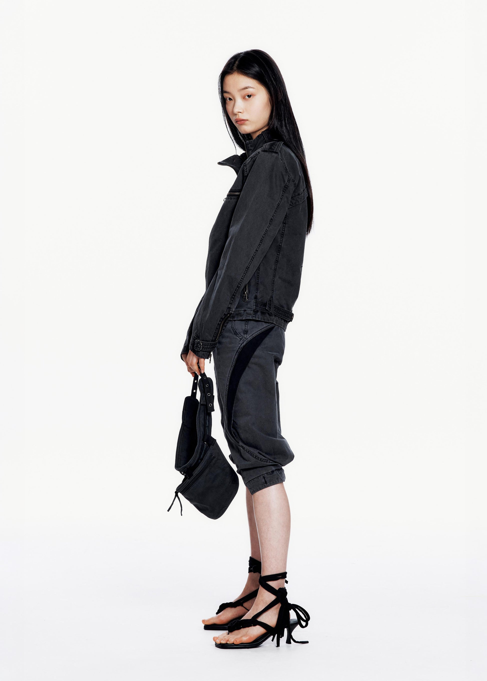 Hyein Seo - Washed Rider Jacket (Midnight) product image 7 | TRAB K-Fashion Australia