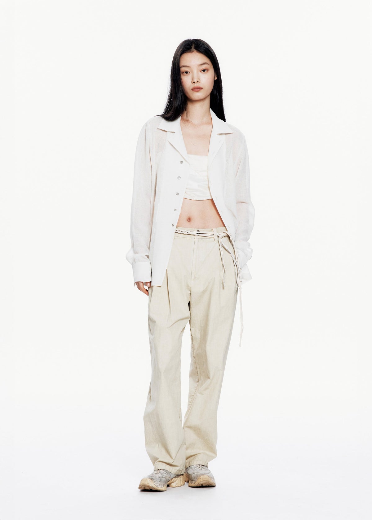 Hyein Seo - Silver Button Shirt (Ivory) product image 5 | TRAB K-Fashion Australia