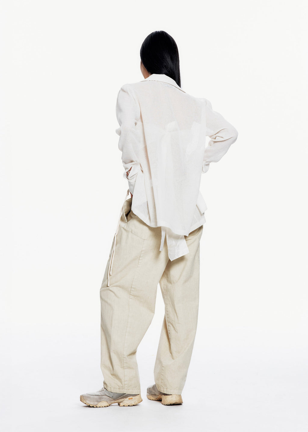 Hyein Seo - Silver Button Shirt (Ivory) product image 8 | TRAB K-Fashion Australia