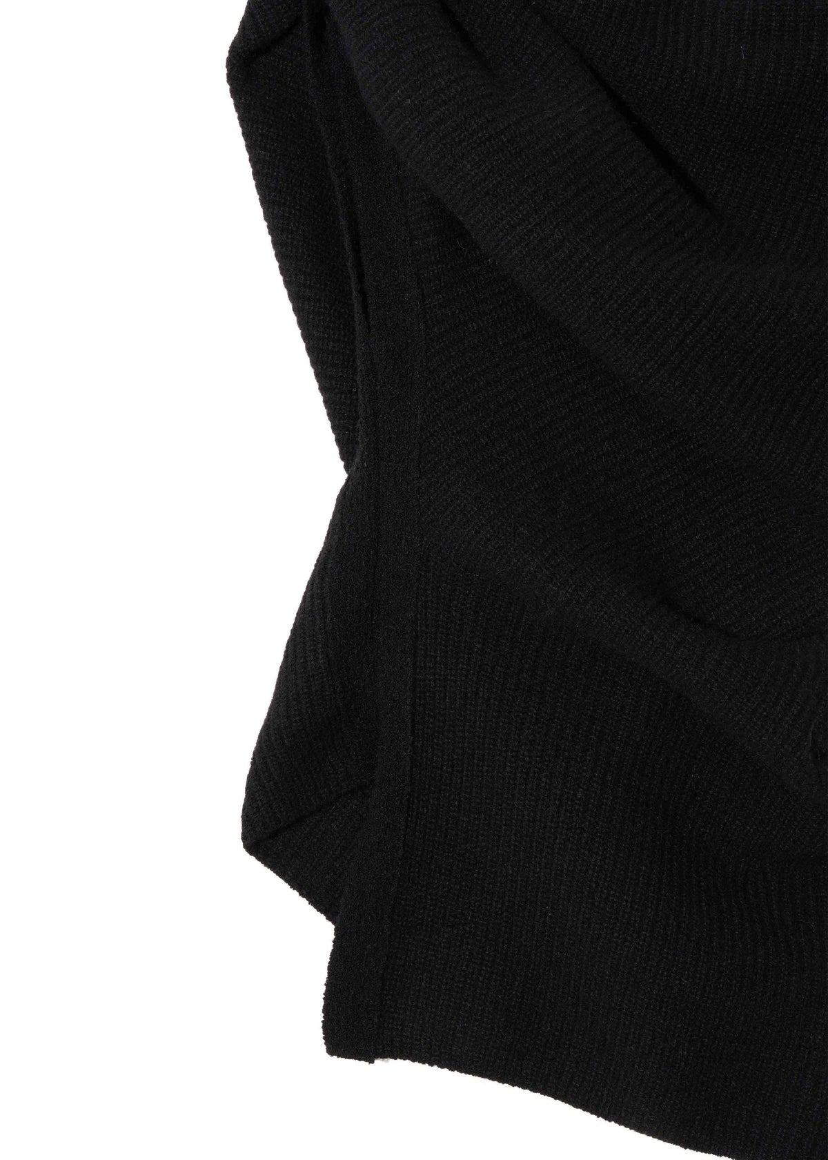 Hyein Seo - Asymmetric Knit Top (Black) product image 8 | TRAB K-Fashion Australia