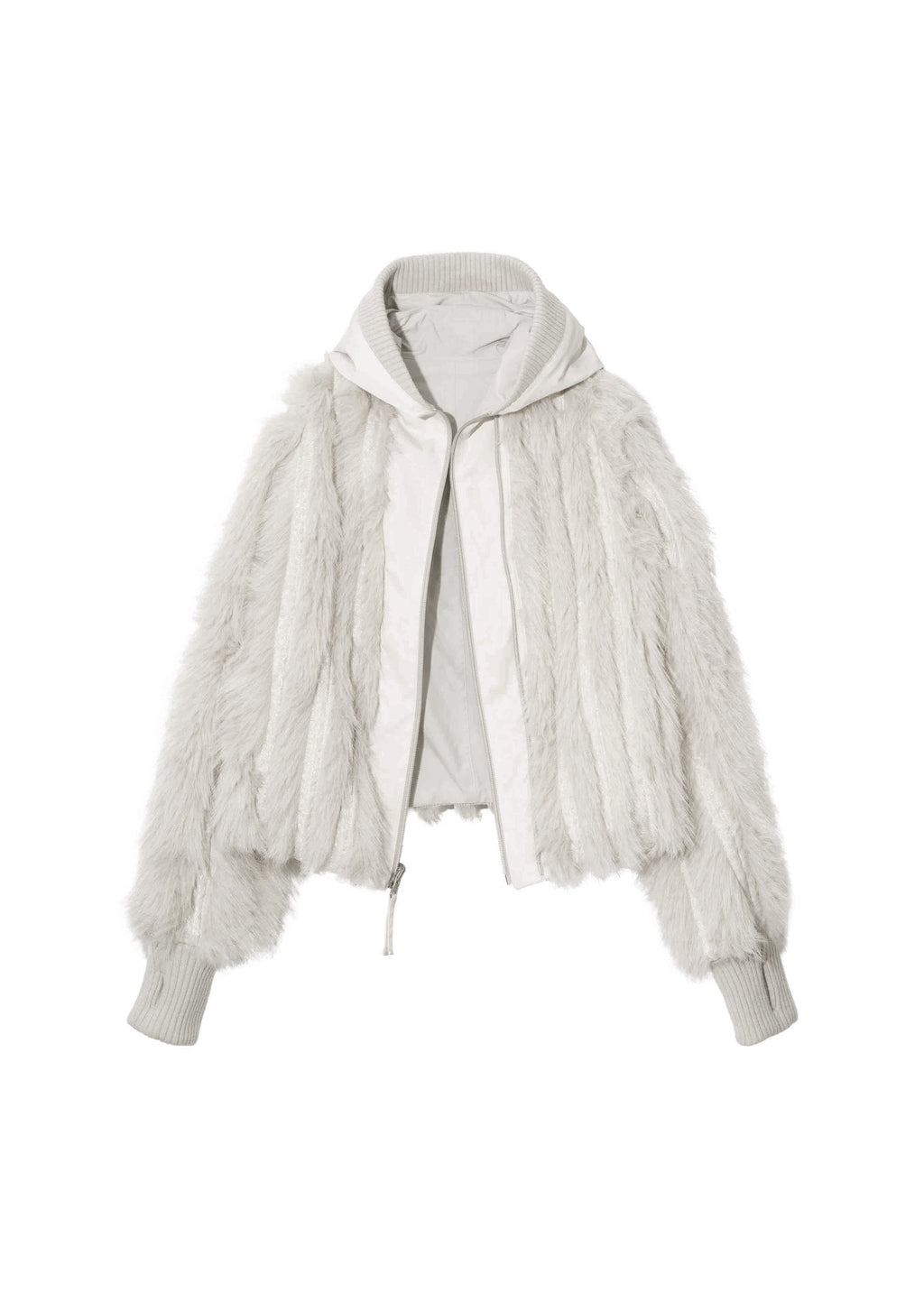 Hyein Seo - Reversible Fur Jacket (French Grey) product image 12 | TRAB K-Fashion Australia