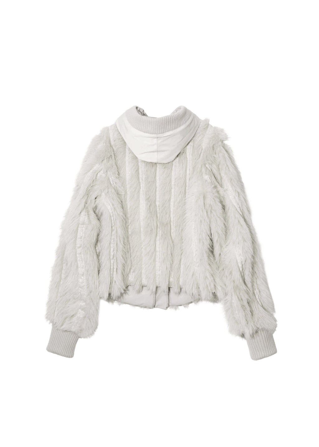 Hyein Seo - Reversible Fur Jacket (French Grey) product image 11 | TRAB K-Fashion Australia
