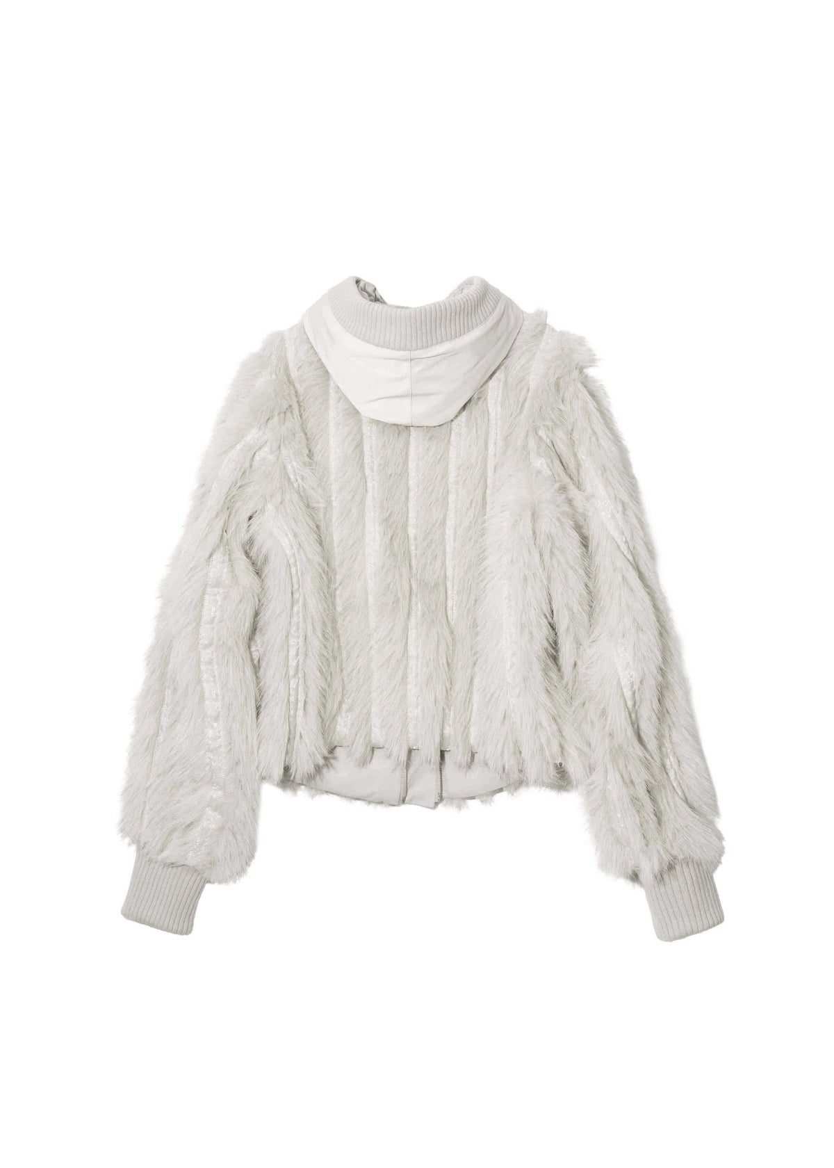 Hyein Seo - Reversible Fur Jacket (French Grey) product image 11 | TRAB K-Fashion Australia