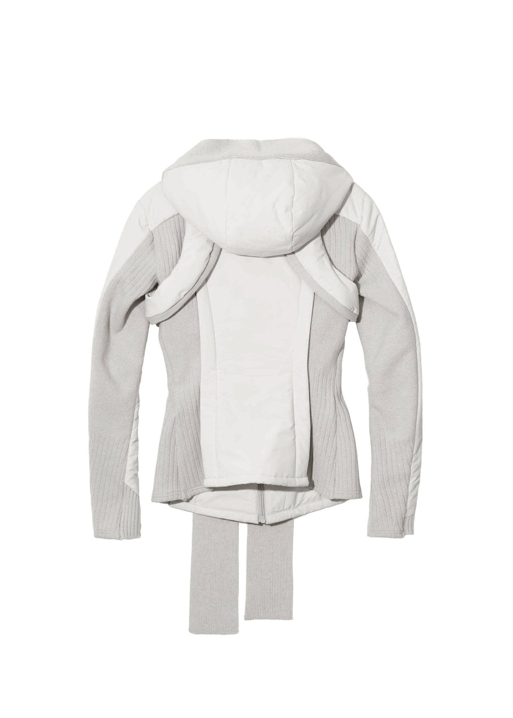 Hyein Seo - Paneled Jacket w/ Harness Hoodie (French Grey) product image 10 | TRAB K-Fashion Australia