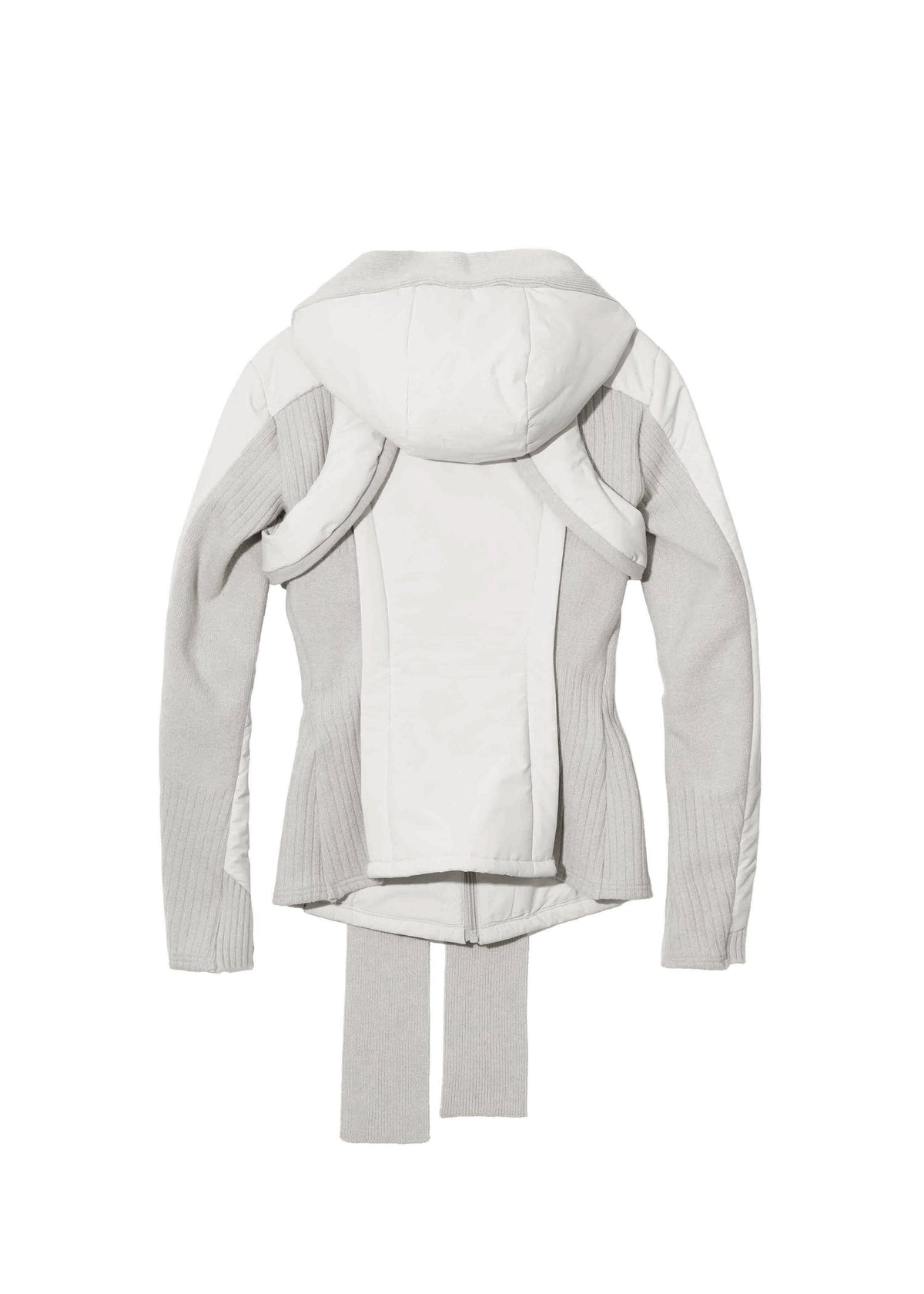 Hyein Seo - Paneled Jacket w/ Harness Hoodie (French Grey) product image 10 | TRAB K-Fashion Australia