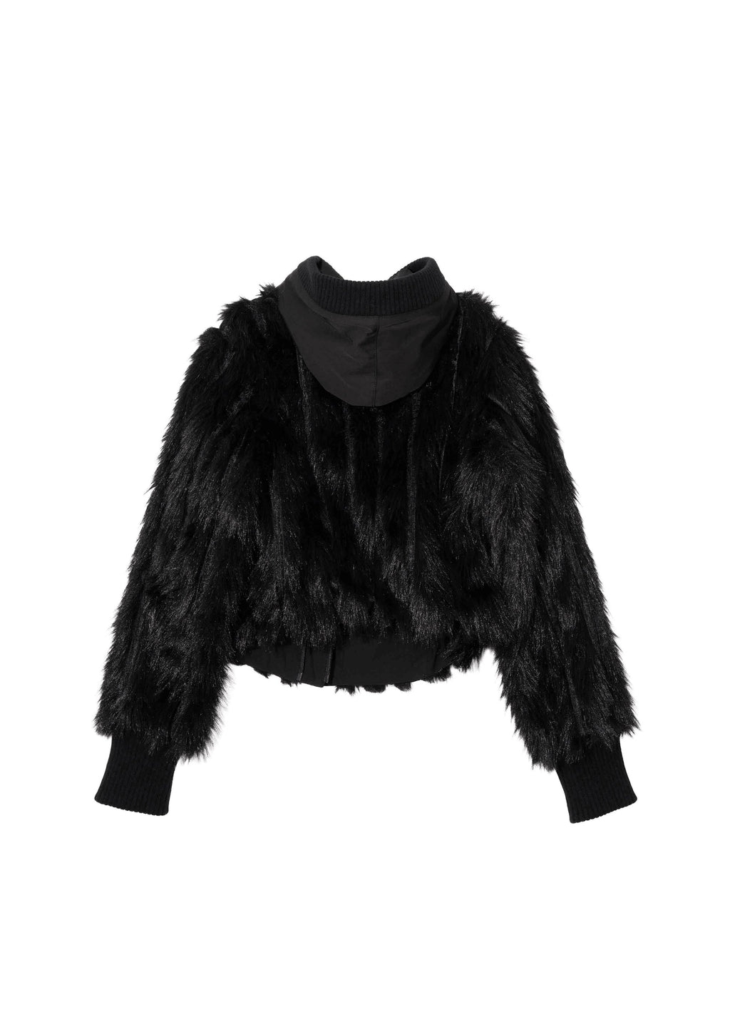 Hyein Seo - Reversible Fur Jacket (Black) product image 8 | TRAB K-Fashion Australia