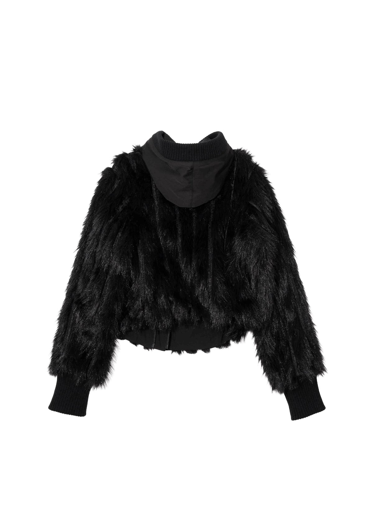 Hyein Seo - Reversible Fur Jacket (Black) product image 8 | TRAB K-Fashion Australia