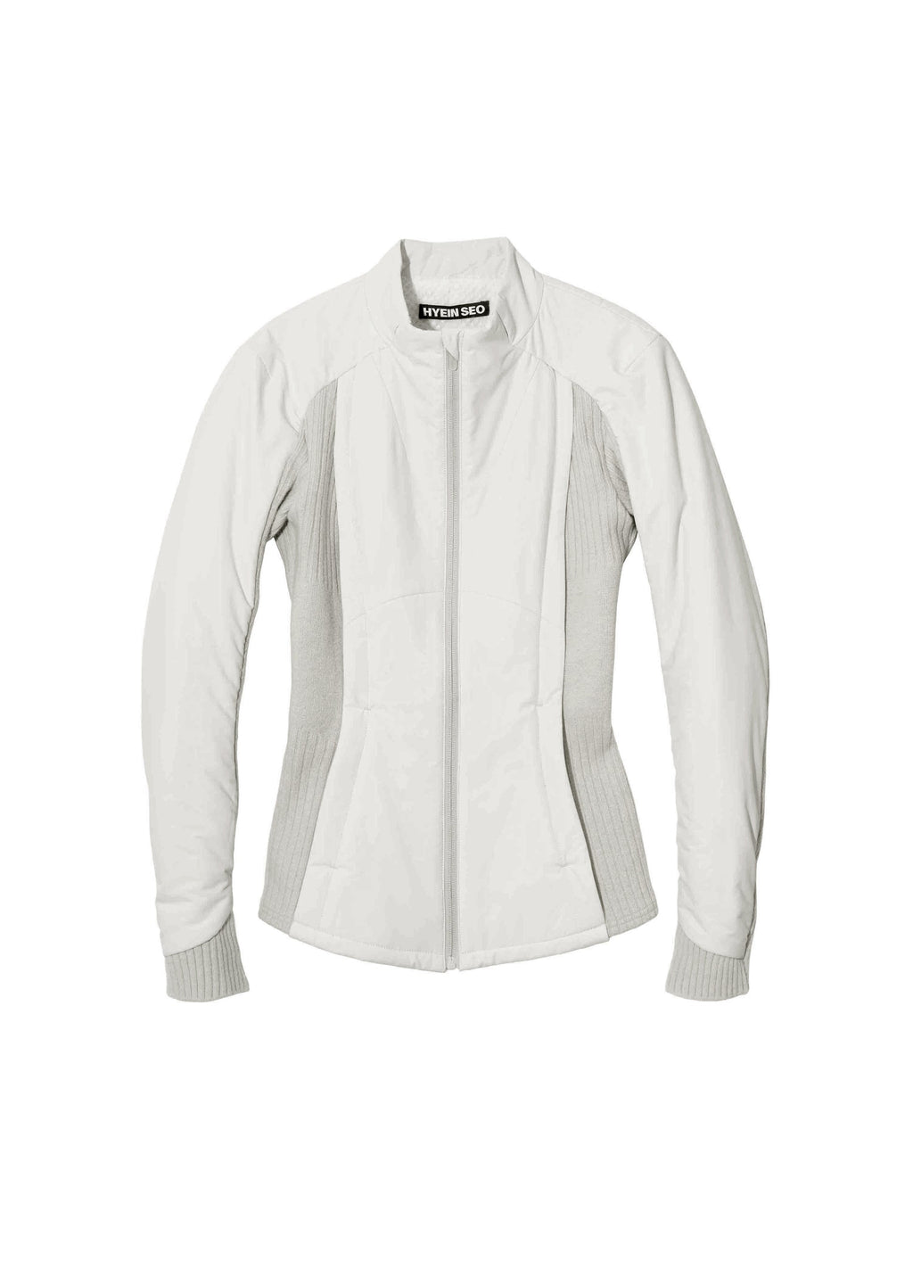 Hyein Seo - Paneled Jacket w/ Harness Hoodie (French Grey) product image 11 | TRAB K-Fashion Australia