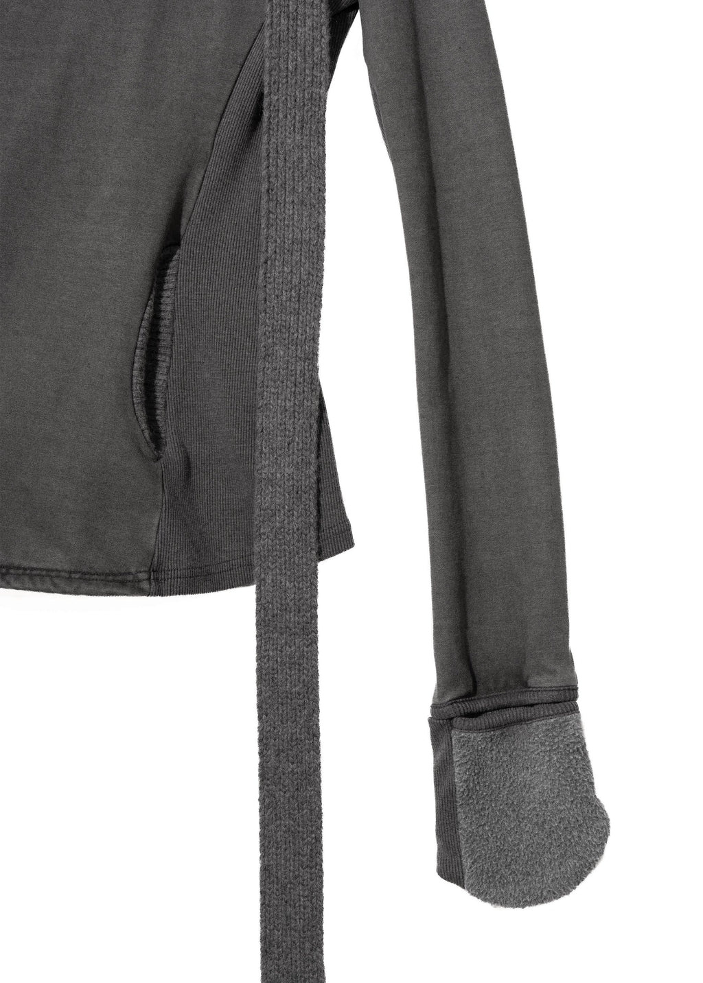 Hyein Seo - Glove Hoodie w/ Muffler (Charcoal) product image 7 | TRAB K-Fashion Australia