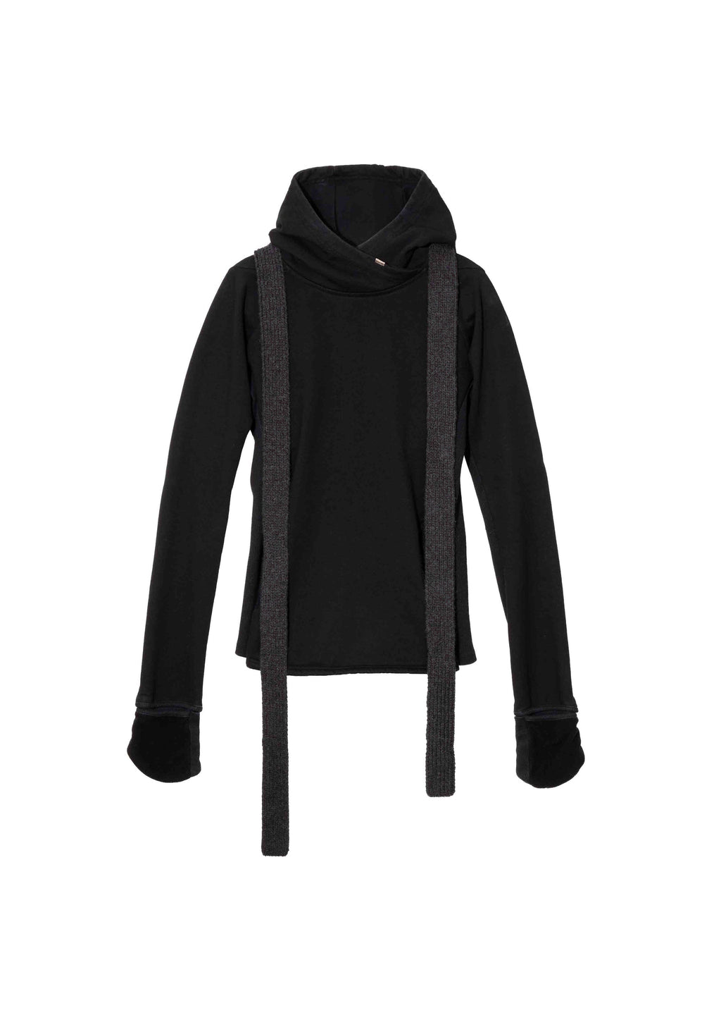 Hyein Seo - Glove Hoodie w/ Muffler (Black) product image 5 | TRAB K-Fashion Australia