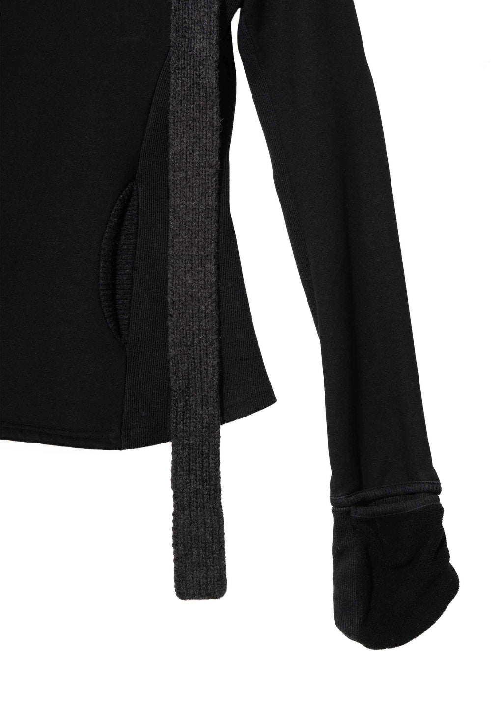 Hyein Seo - Glove Hoodie w/ Muffler (Black) product image 8 | TRAB K-Fashion Australia