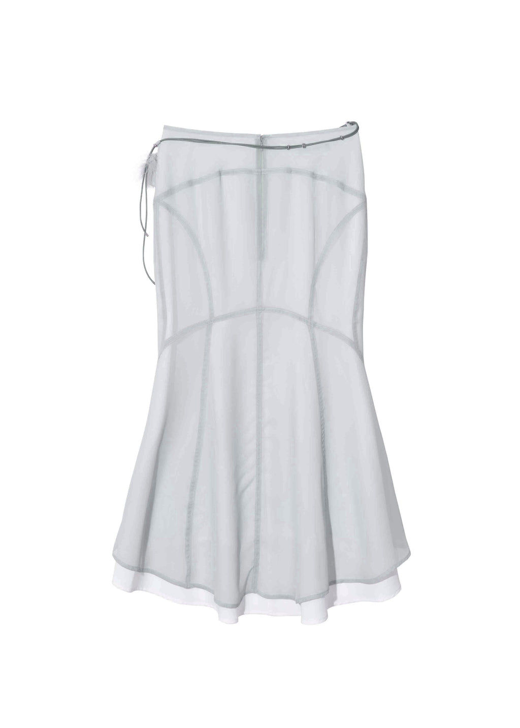 Hyein Seo - Mermaid Skirt w/ Feather Bag (Fog Blue) product image 6 | TRAB K-Fashion Australia