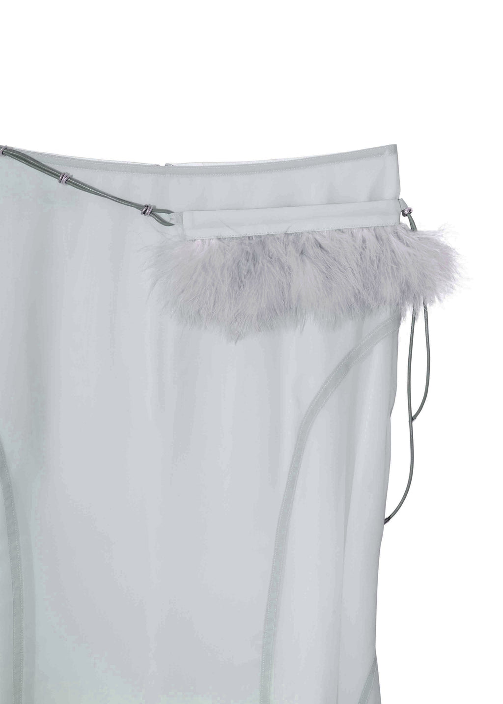 Hyein Seo - Mermaid Skirt w/ Feather Bag (Fog Blue) product image 7 | TRAB K-Fashion Australia