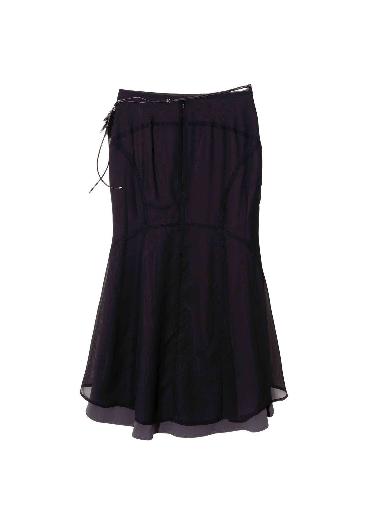 Hyein Seo - Mermaid Skirt w/ Feather Bag (Black) product image 13 | TRAB K-Fashion Australia