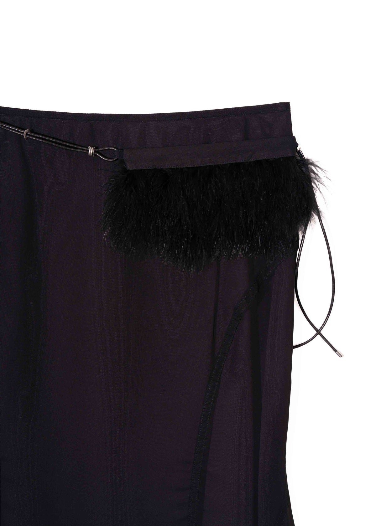 Hyein Seo - Mermaid Skirt w/ Feather Bag (Black) product image 14 | TRAB K-Fashion Australia
