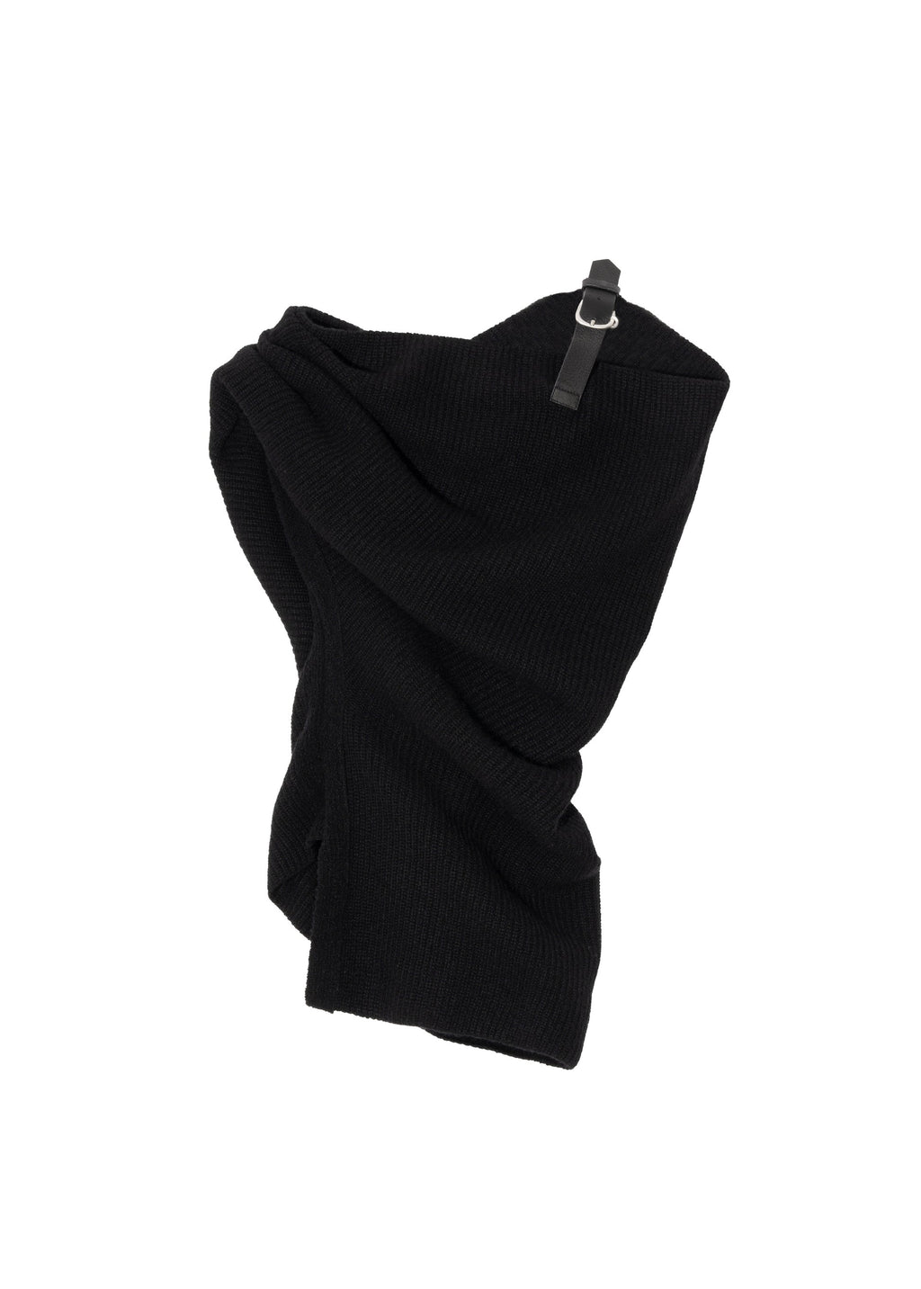 Hyein Seo - Asymmetric Knit Top (Black) product image 5 | TRAB K-Fashion Australia