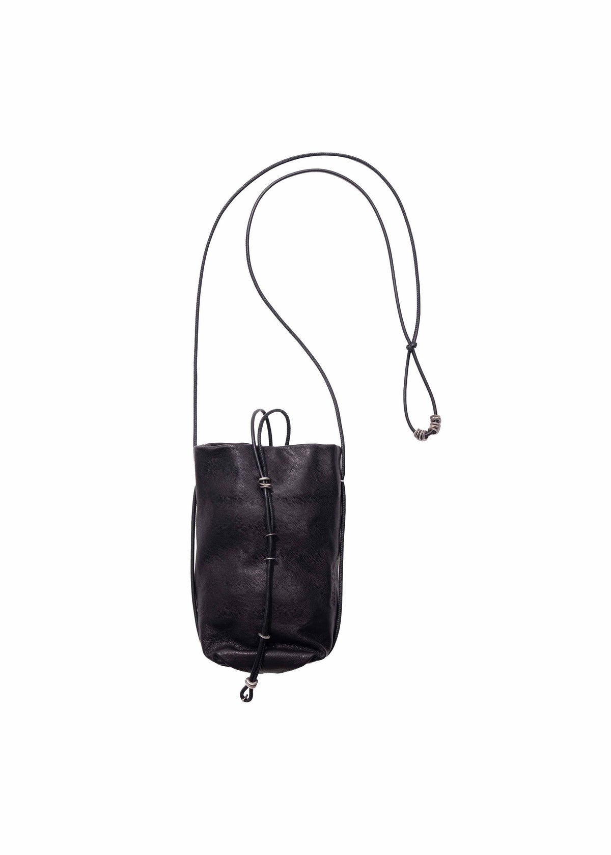 Hyein Seo - Leather Pouch Bag (Black) product image 8 | TRAB K-Fashion Australia
