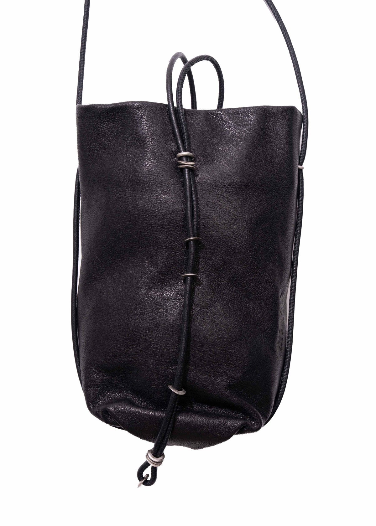 Hyein Seo - Leather Pouch Bag (Black) product image 9 | TRAB K-Fashion Australia