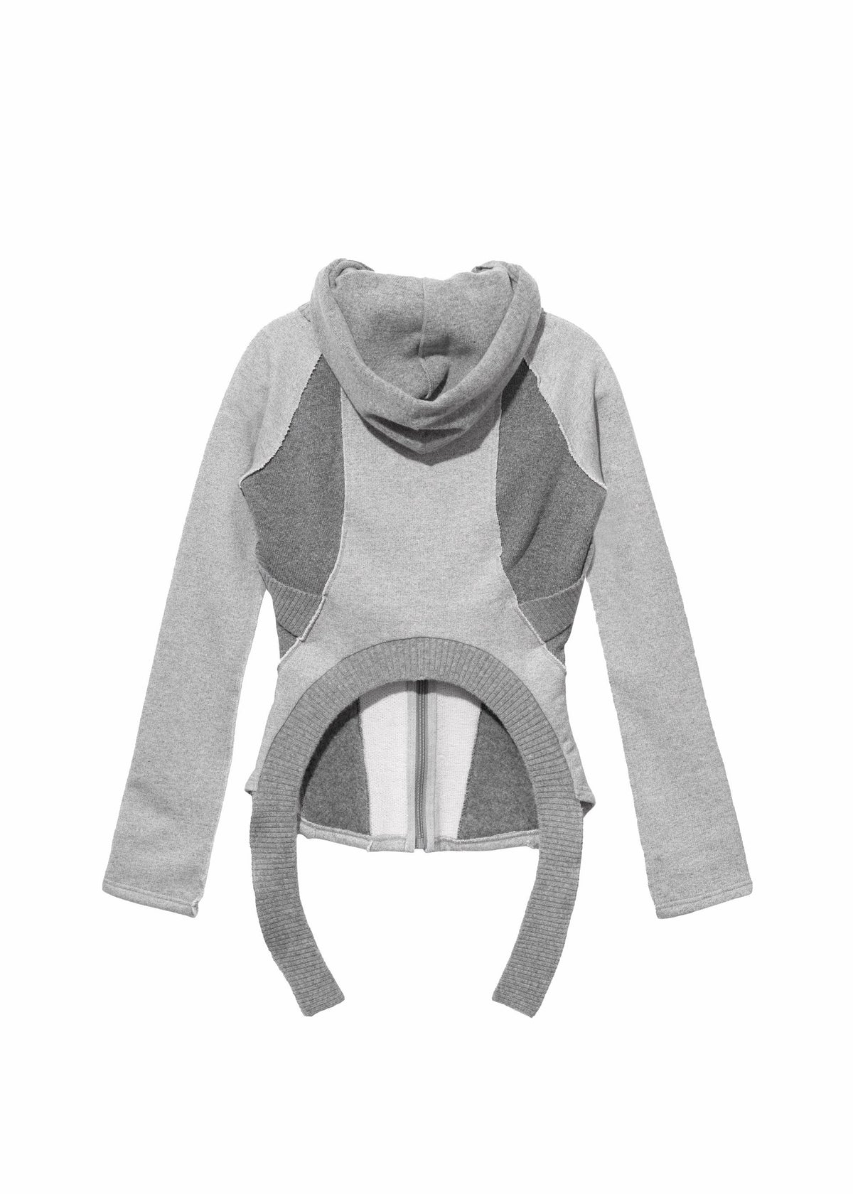 Hyein Seo - Slashed Zip Jacket (Pale Grey) product image 6 | TRAB K-Fashion Australia