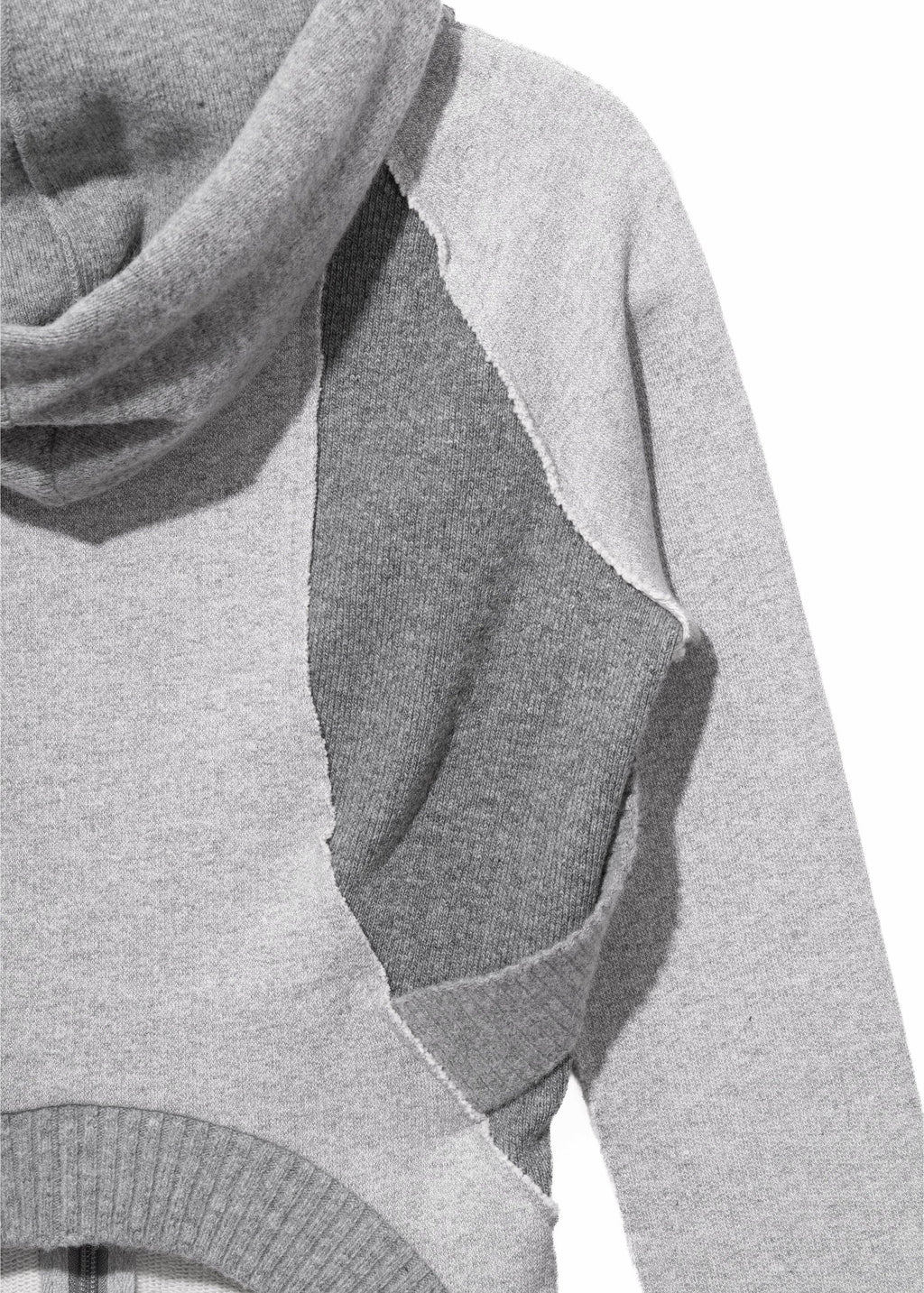 Hyein Seo - Slashed Zip Jacket (Pale Grey) product image 7 | TRAB K-Fashion Australia