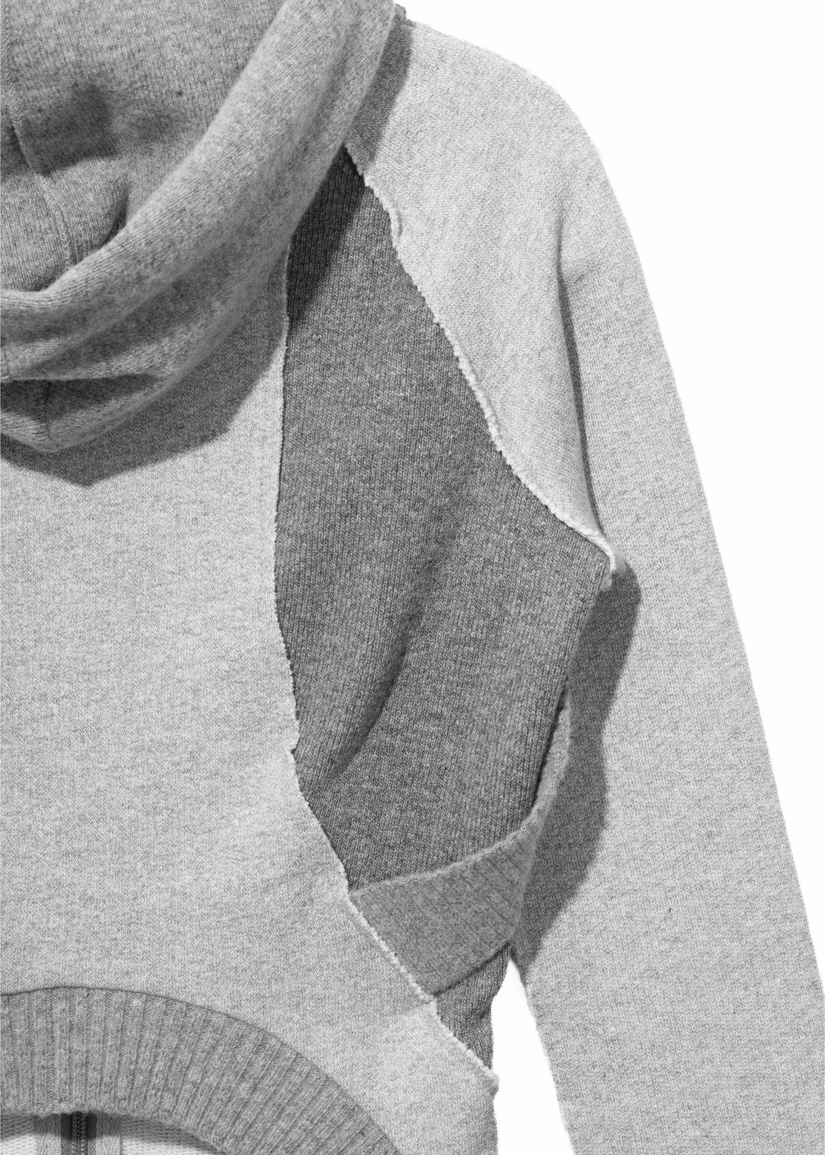 Hyein Seo - Slashed Zip Jacket (Pale Grey) product image 7 | TRAB K-Fashion Australia