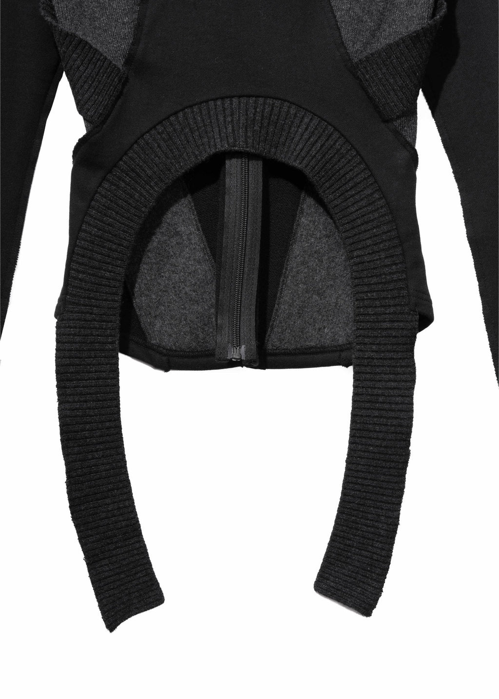 Hyein Seo - Slashed Zip Jacket (Black) product image 7 | TRAB K-Fashion Australia