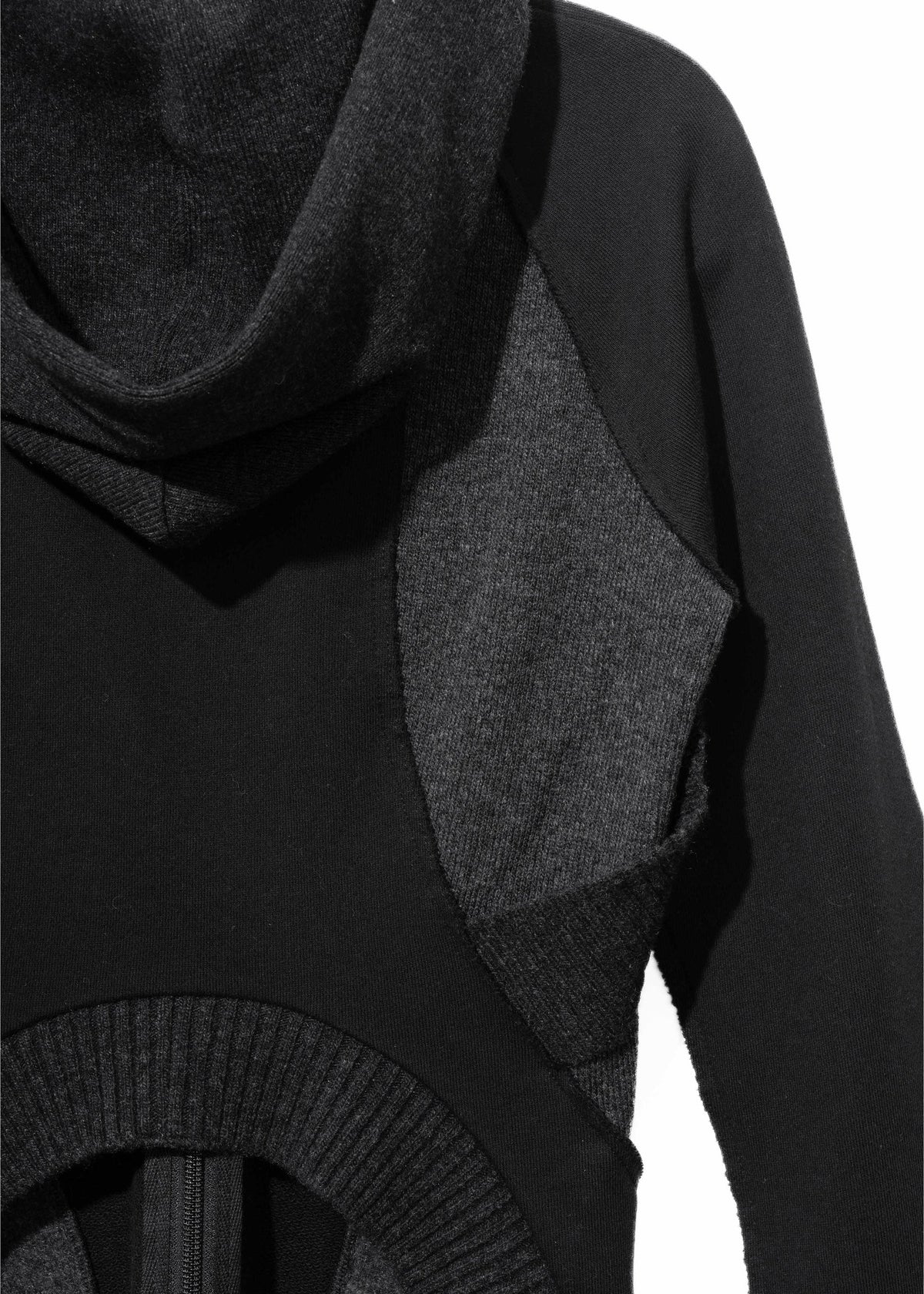 Hyein Seo - Slashed Zip Jacket (Black) product image 8 | TRAB K-Fashion Australia