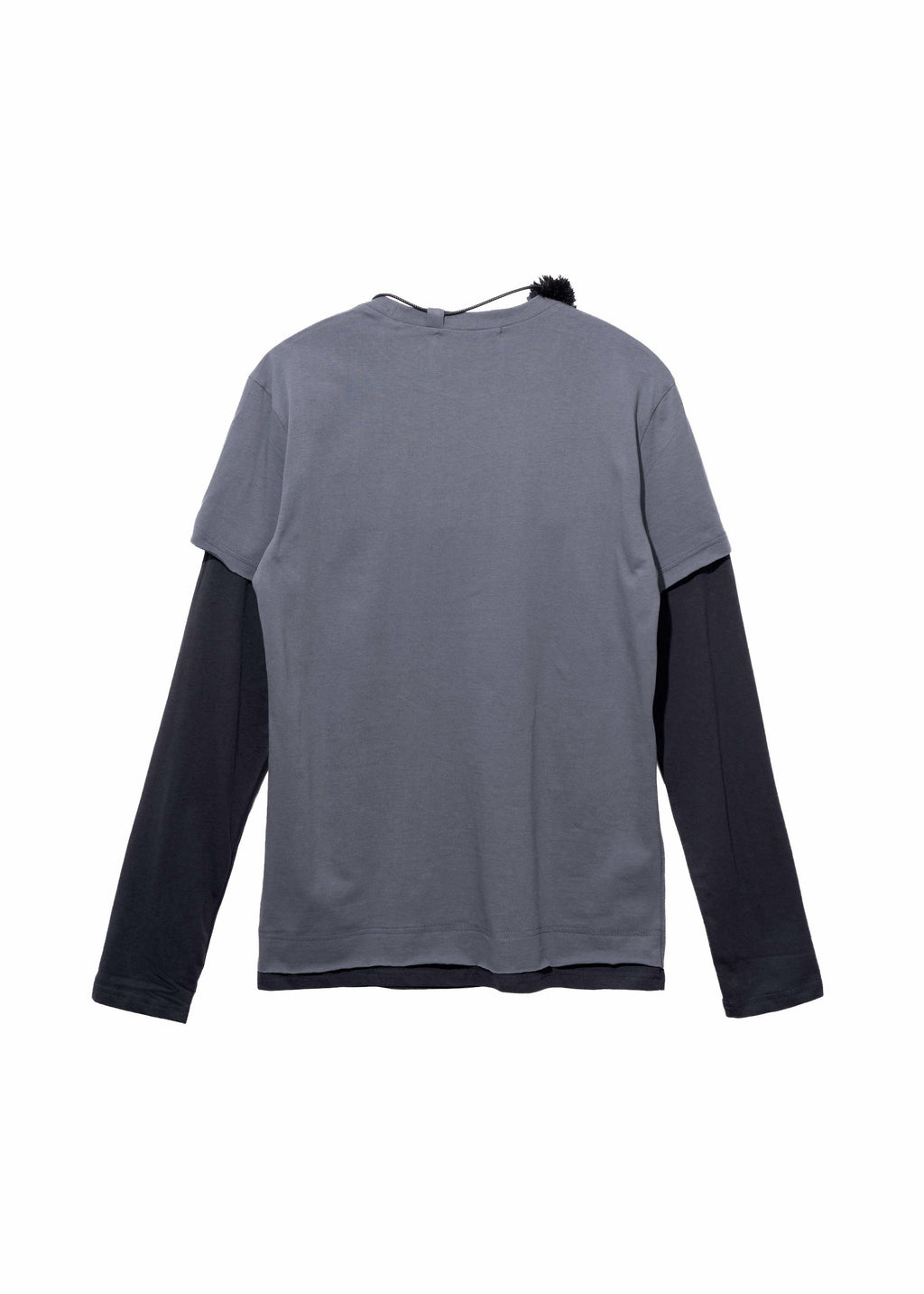 Hyein Seo - Graphic T-Shirt w/ Necklace (Slate Grey) product image 8 | TRAB K-Fashion Australia