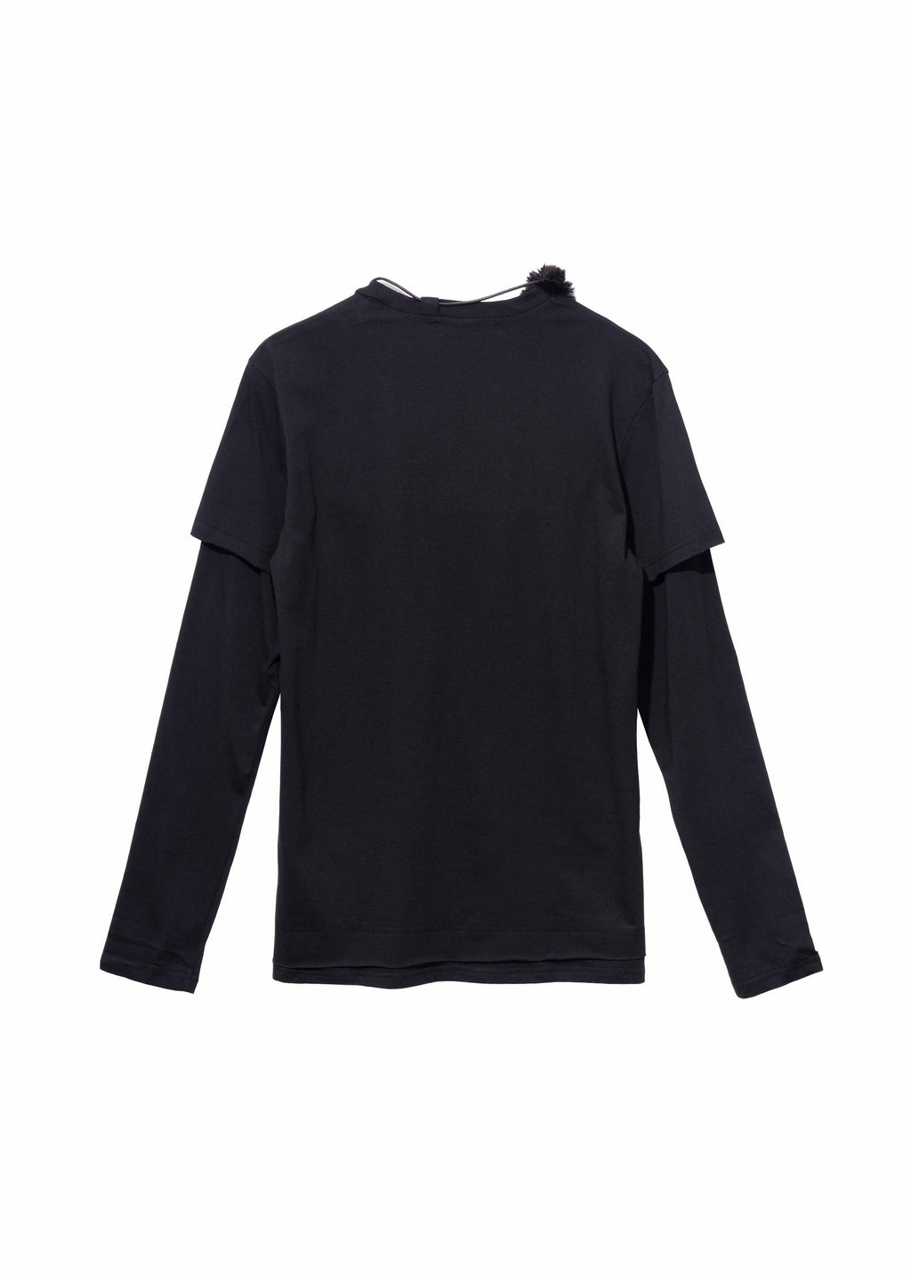 Hyein Seo - Graphic T-Shirt w/ Necklace (Black) product image 11 | TRAB K-Fashion Australia