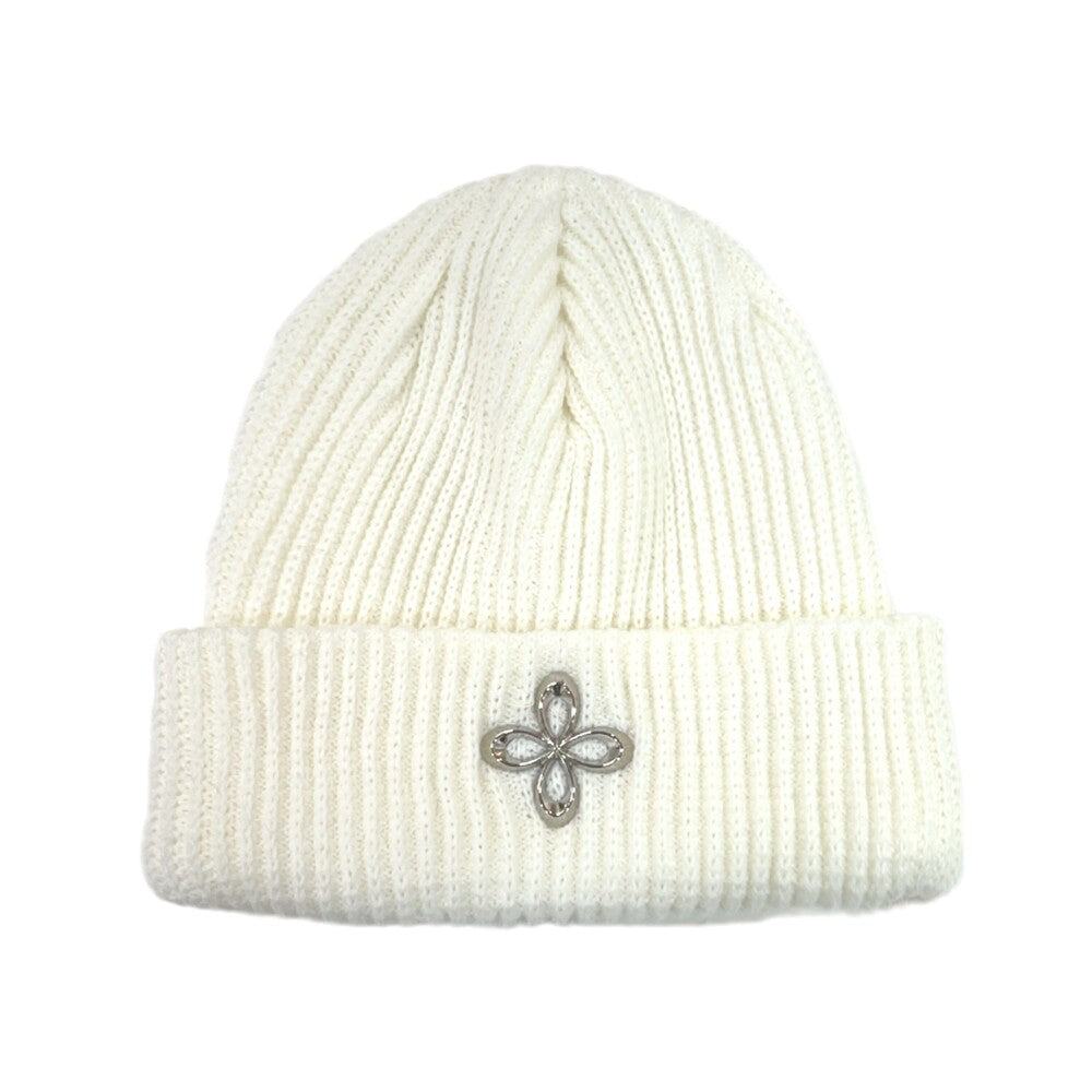 Surgery - Clover Logo Beanie Ver.2 (White) product image 1 | TRAB K-Fashion Australia