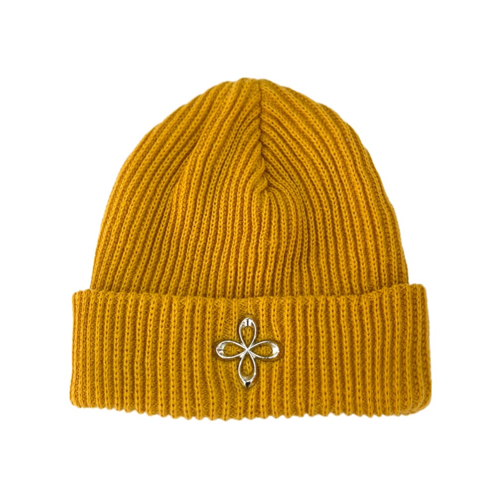 Surgery - Clover Logo Beanie Ver.2 (Mustard) product image 1 | TRAB K-Fashion Australia